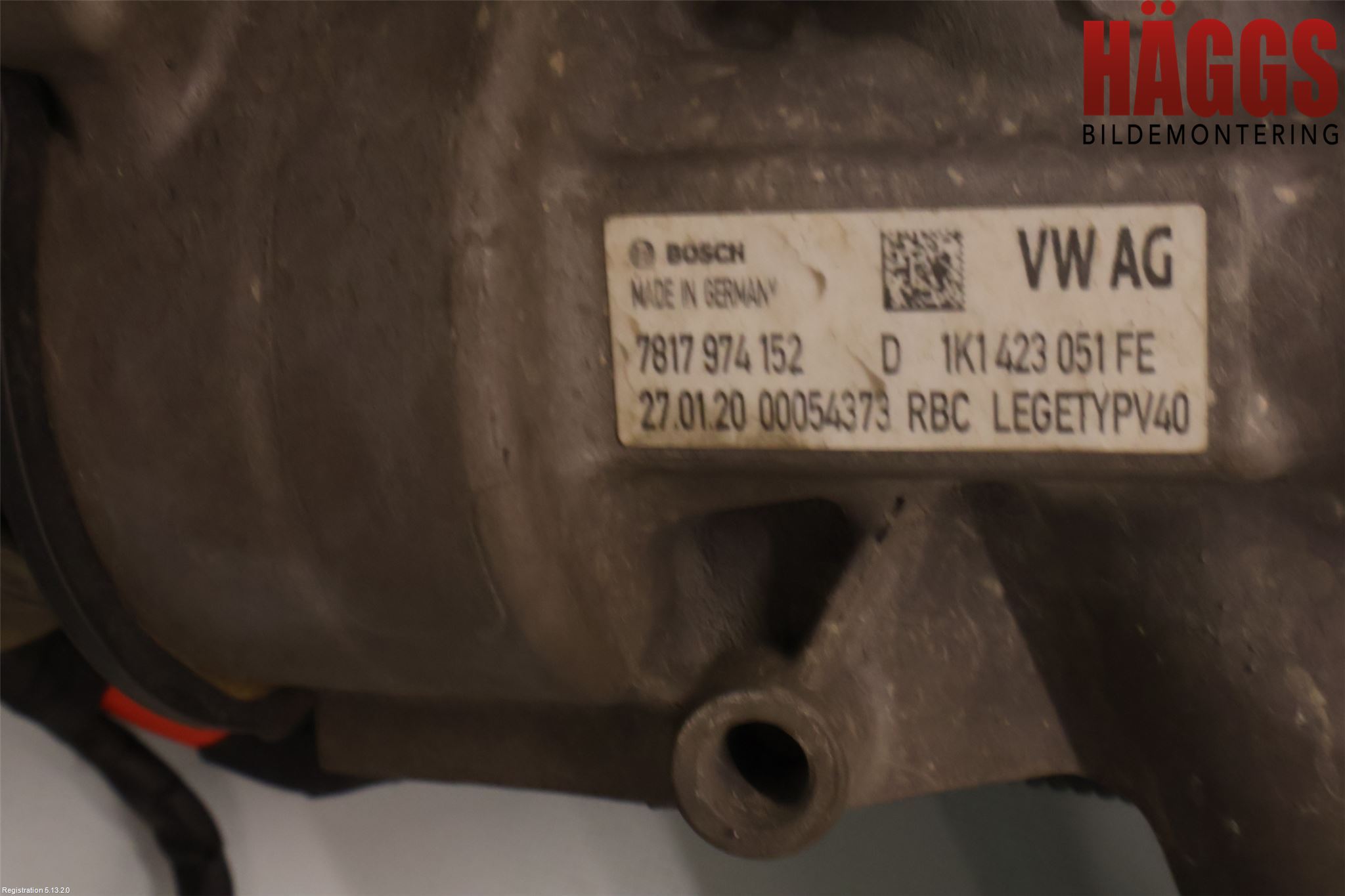 Volkswagen VW CADDY 16-20 Styrväxel-Snäcka Elektrisk