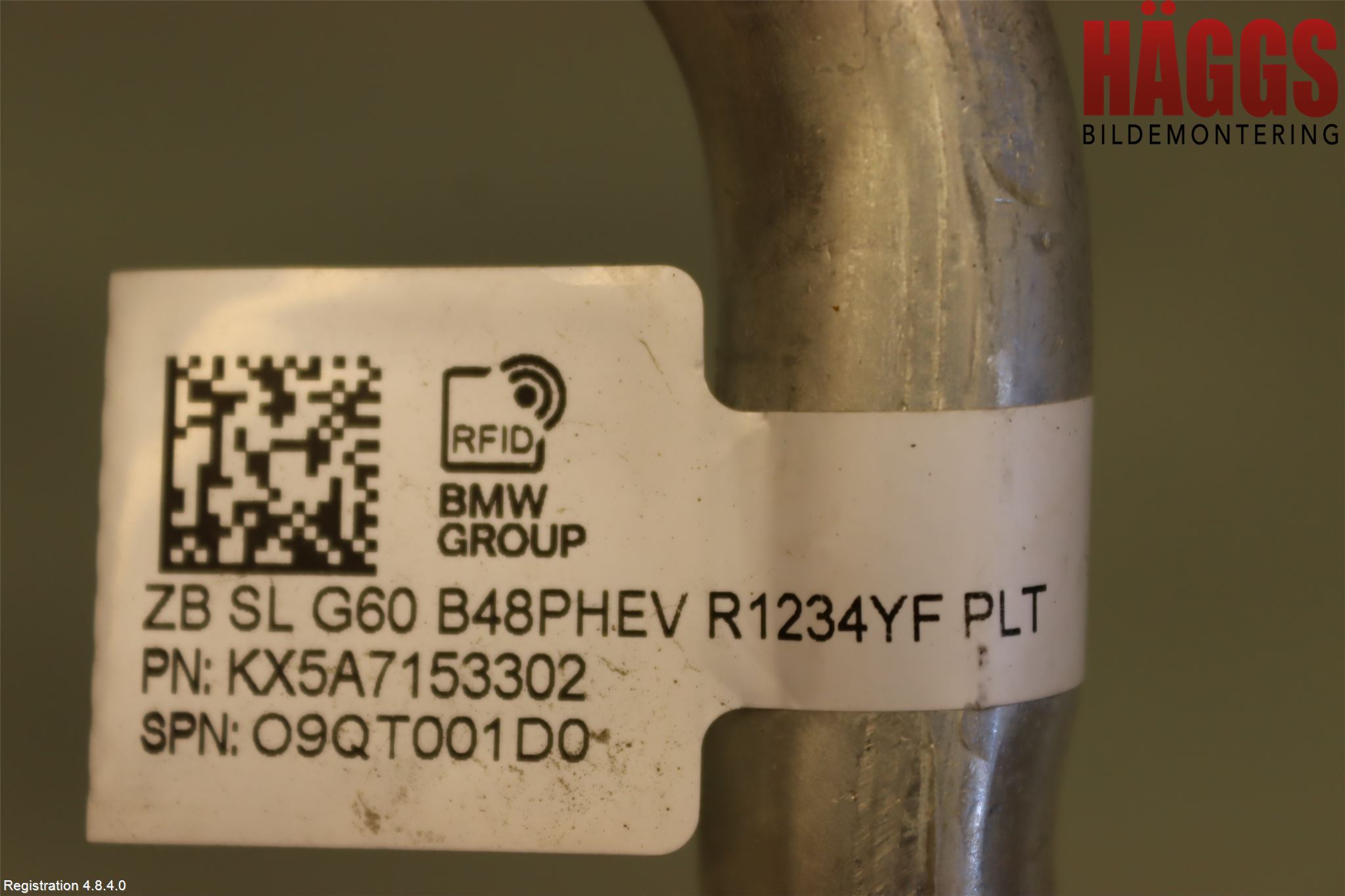 BMW 5/i5 G60/G61 24- Ac Slang-Rör