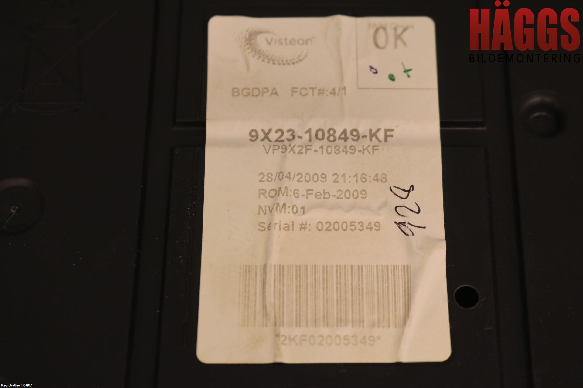 Jaguar XF 08-15 Instrument Komb