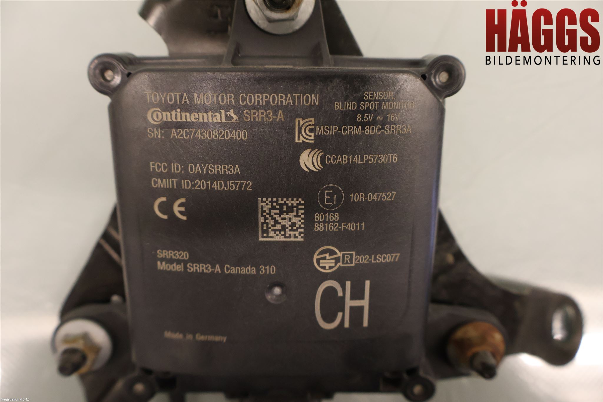 Toyota C-HR 16-23 Sensor Aktivt Kollisionsskydd