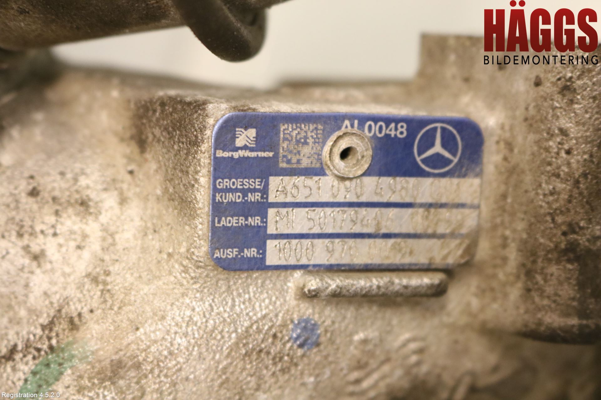 Mercedes-Benz MB E-KLASS (W212) 09-16 Turboaggregat