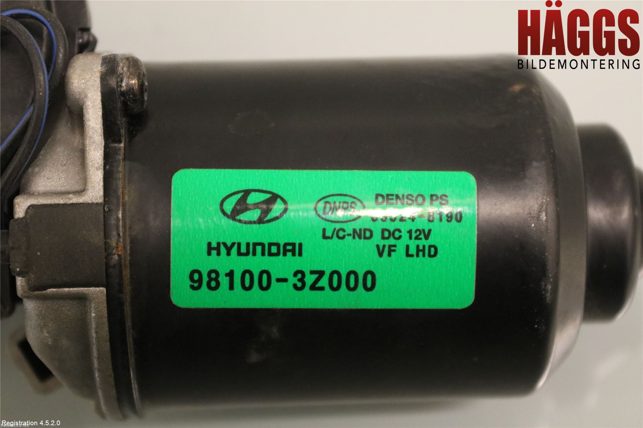 Hyundai i40 08-15 Torkarmotor Vindruta