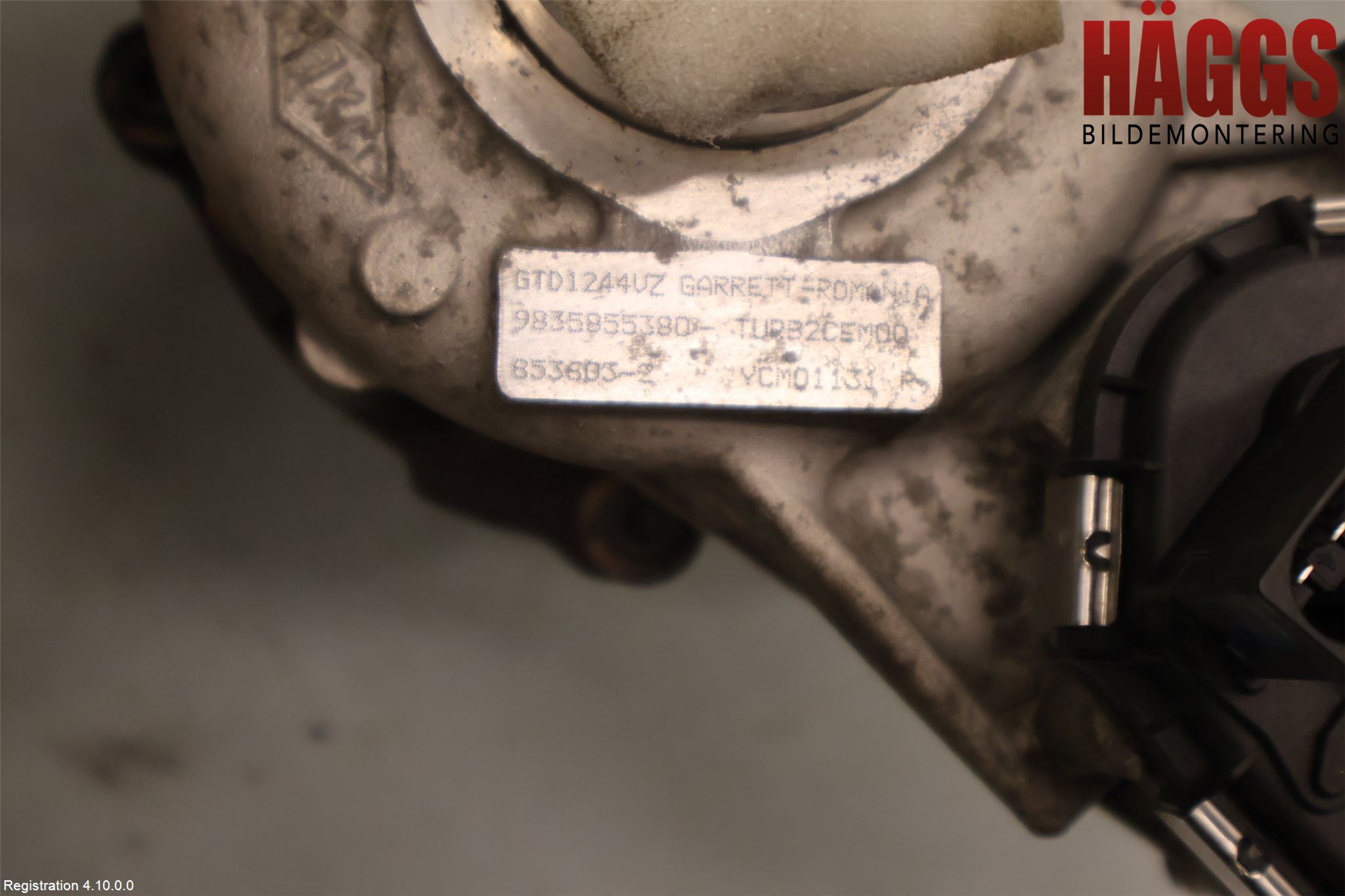 Peugeot PARTNER/E-PARTNER 19- Turboaggregat