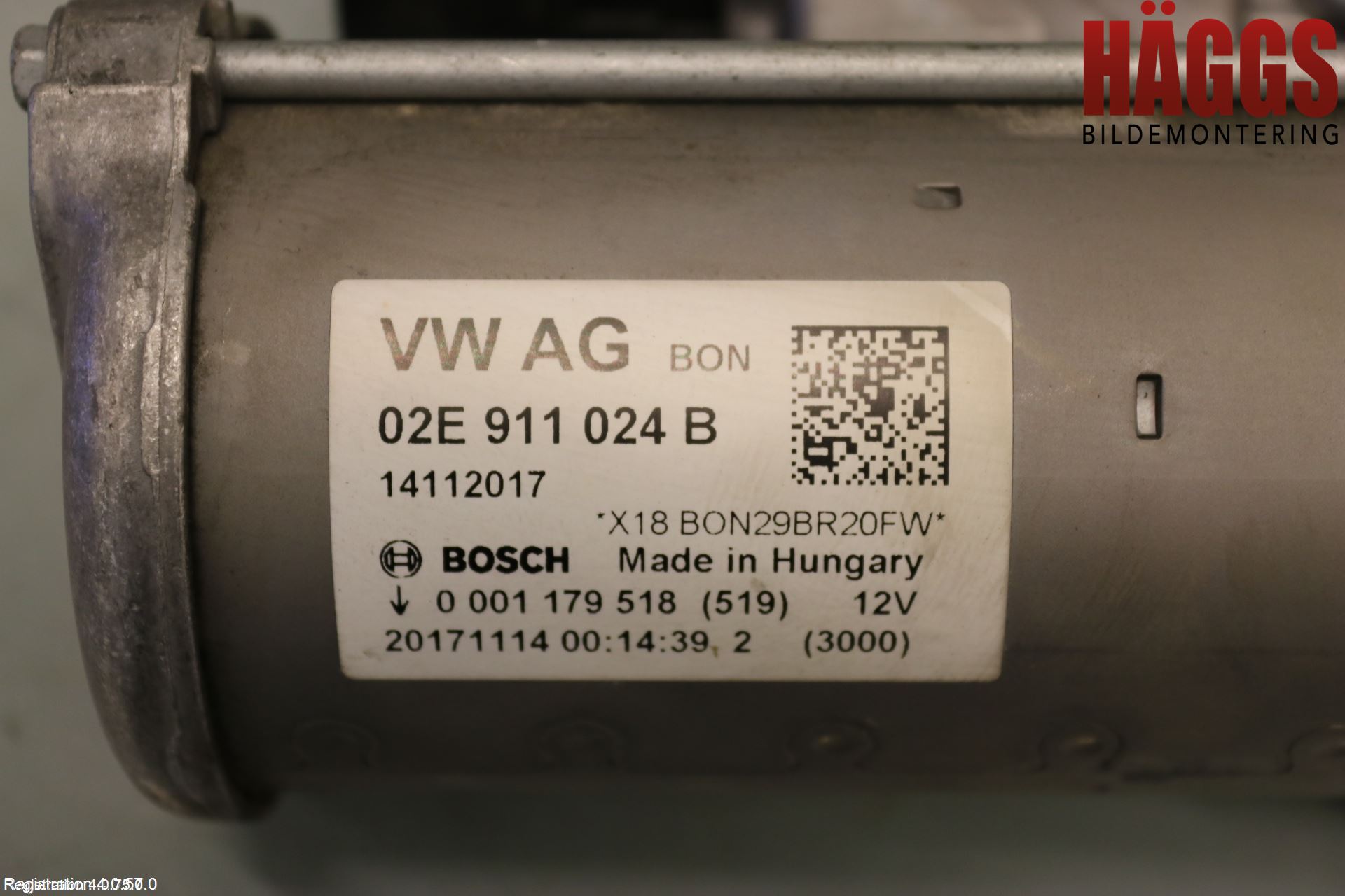 Volkswagen VW TIGUAN 16-24 Startmotor