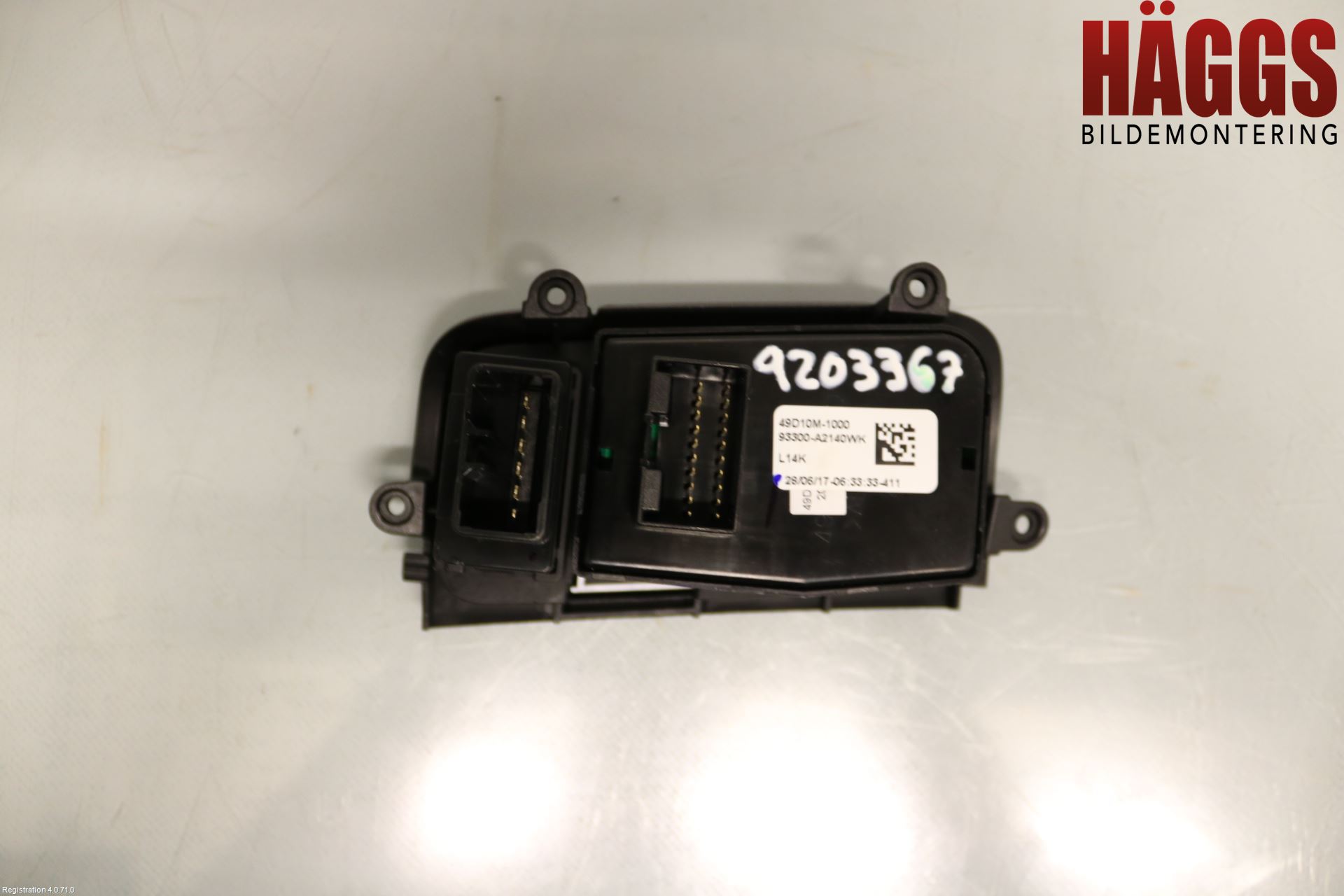 Kia CEED 12-18 Strömställare Dimmer