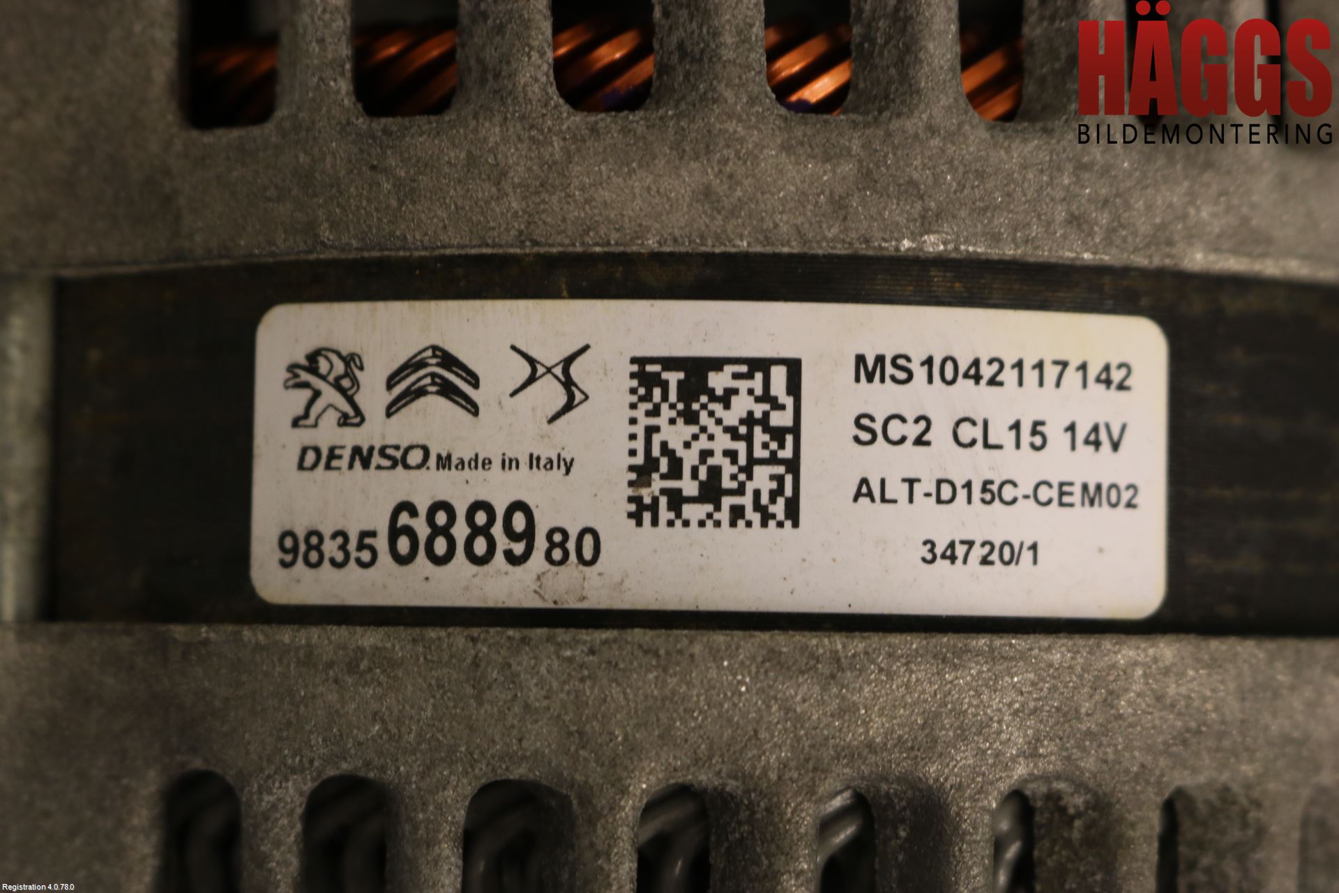 Peugeot 308 14-21 Generator