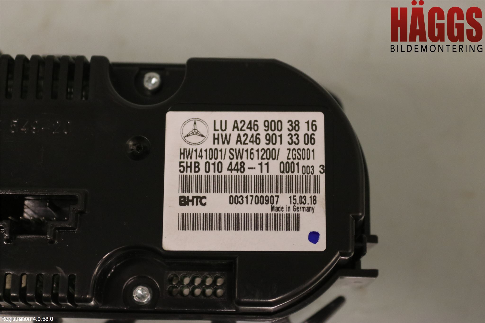 Mercedes-Benz MB A-KLASS (W176) 13-18 Ac Styrenhet Ac Manöveren