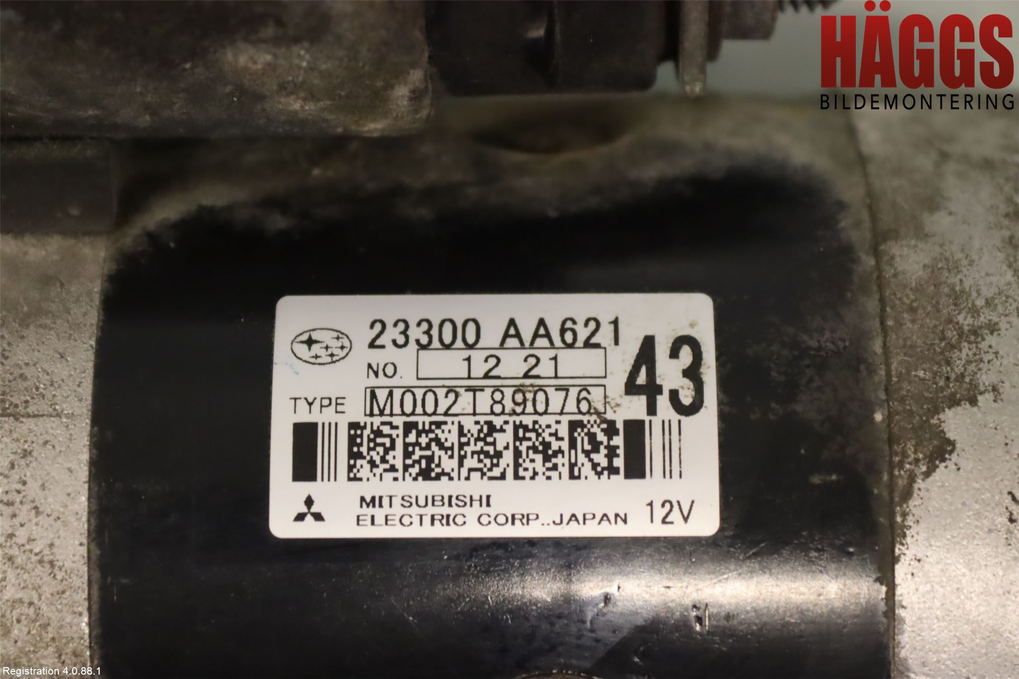 Subaru IMPREZA III 08-11 Startmotor Diesel