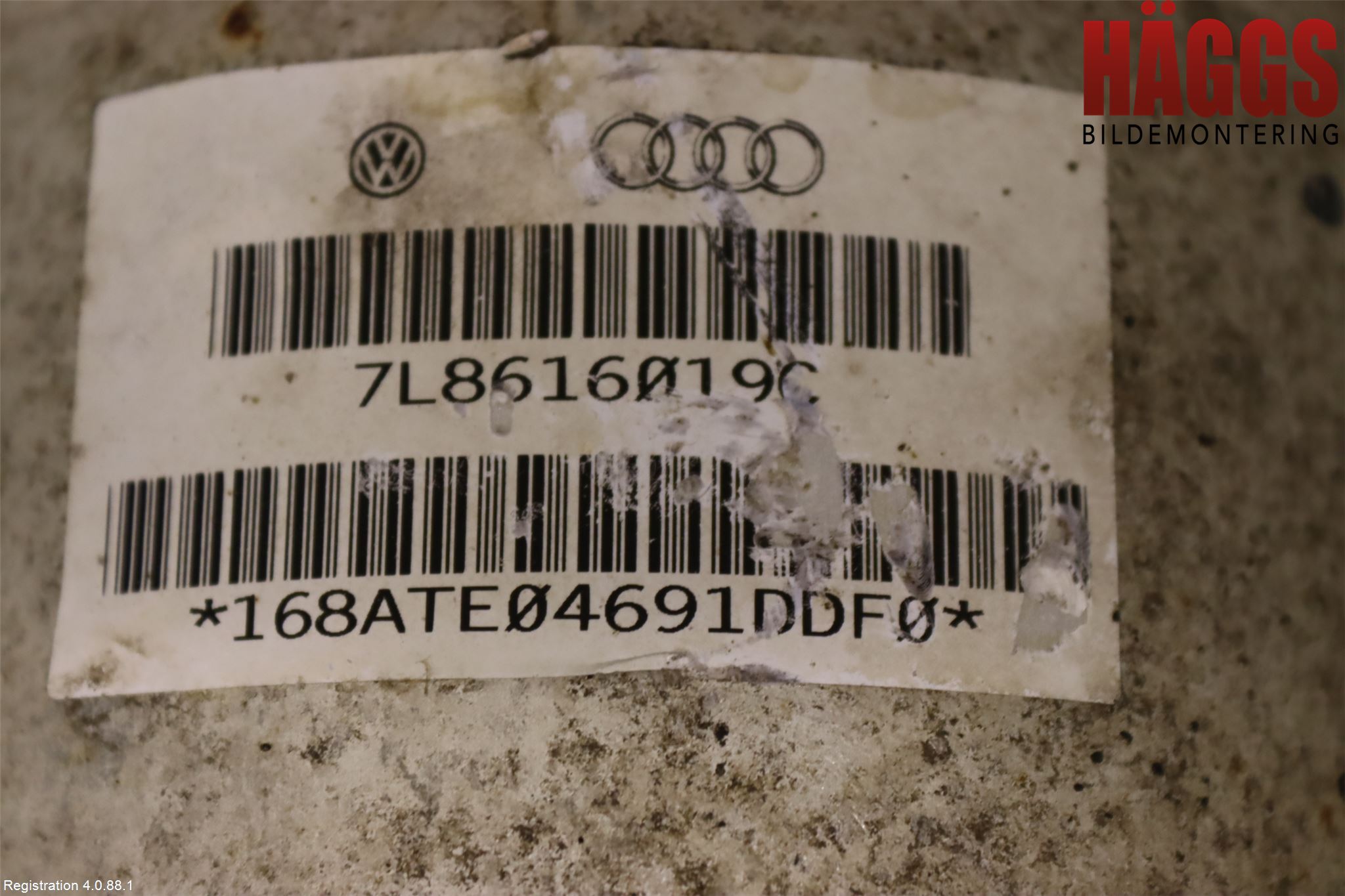 Audi Q7/SQ7 Fjäderben Bak Vänster