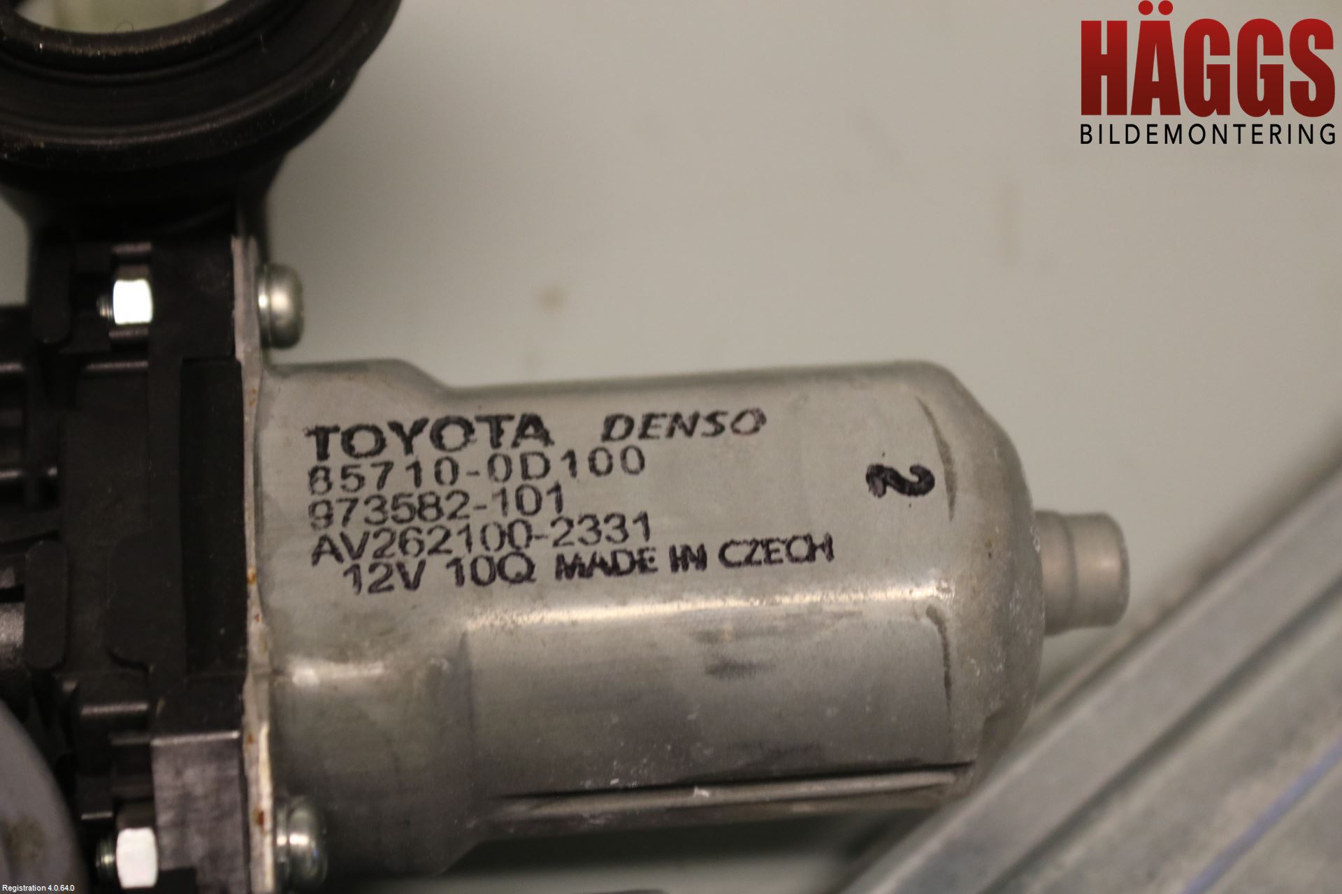 Toyota AURIS 13-19 Fönsterhiss El Kompl