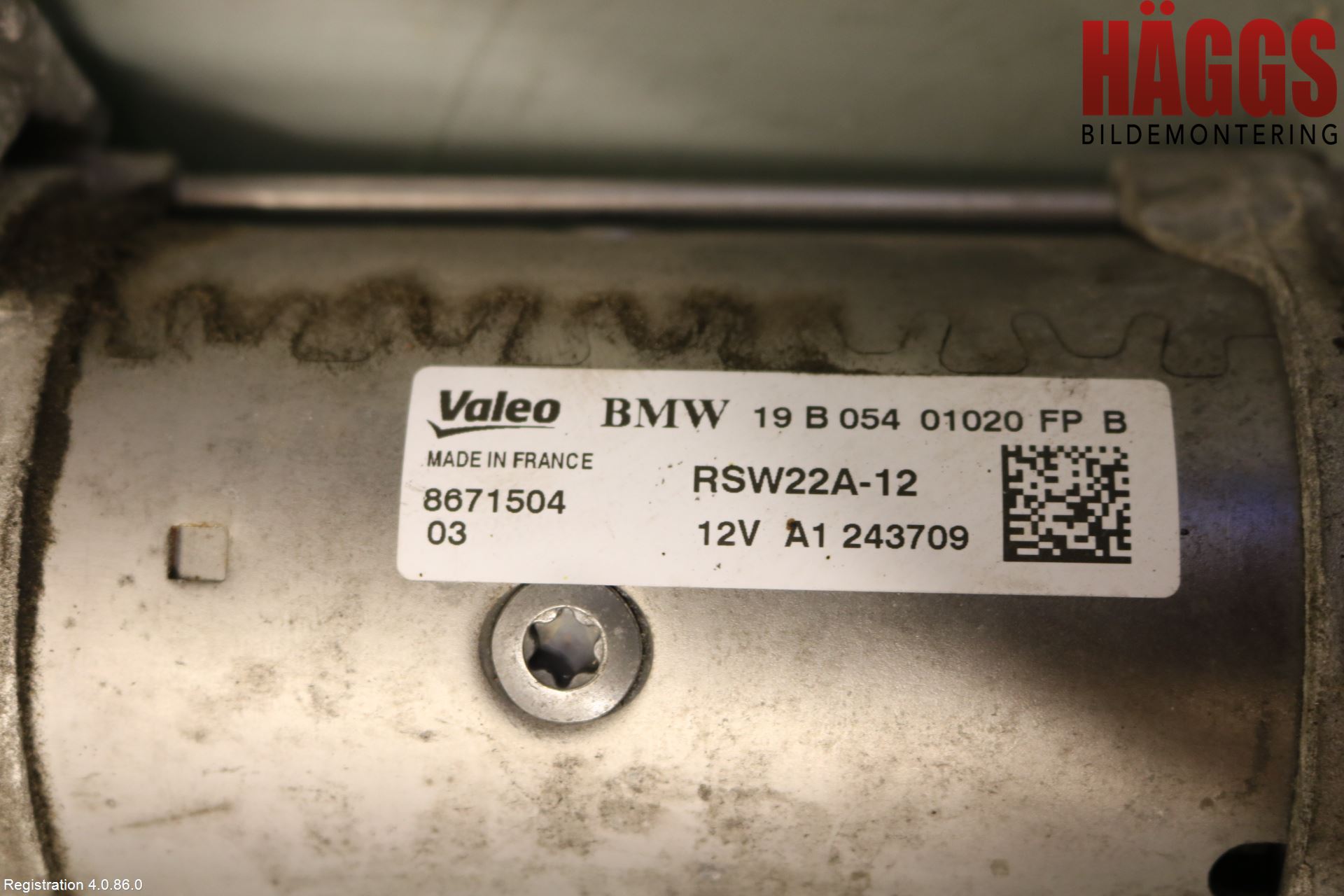 BMW 5 G30/G31/F90 17-23 Startmotor Diesel