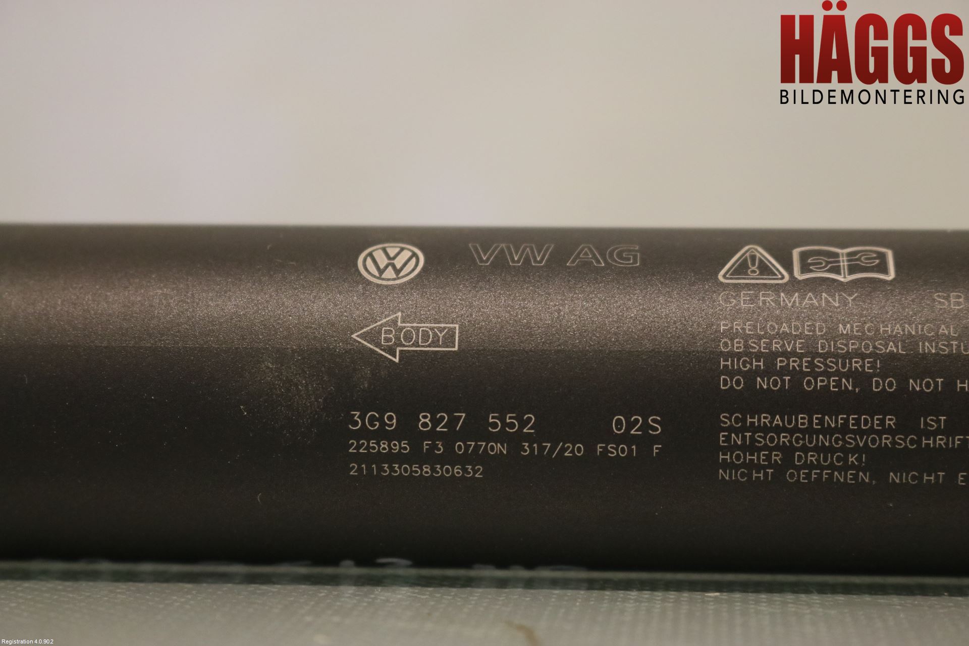 Volkswagen VW PASSAT 20-24 Gasfjäder Baklucka