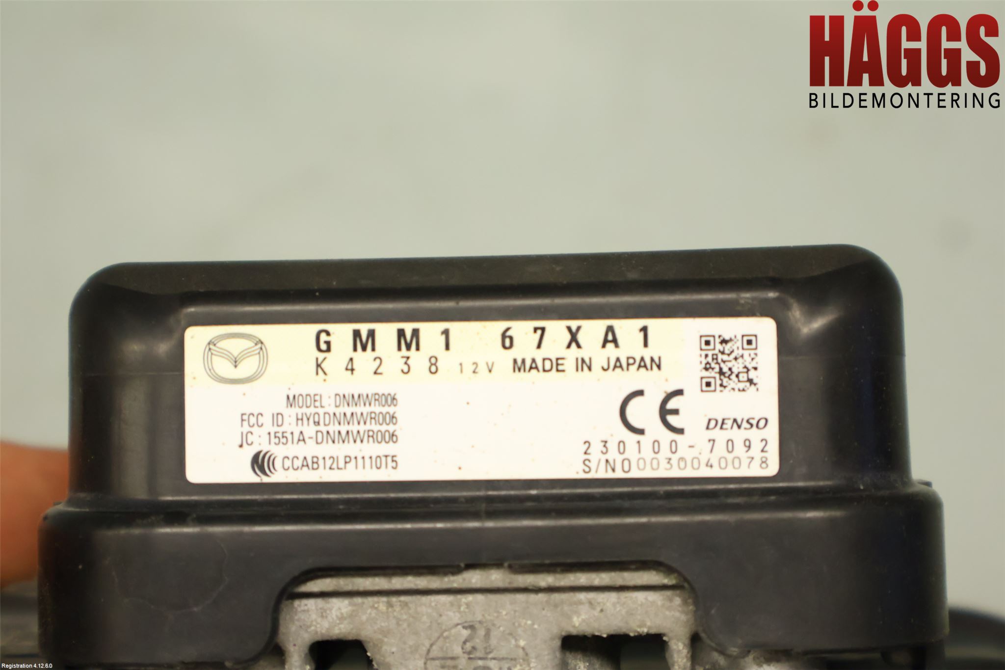 Mazda CX-5 12-17 Sensor Aktivt Kollisionsskydd