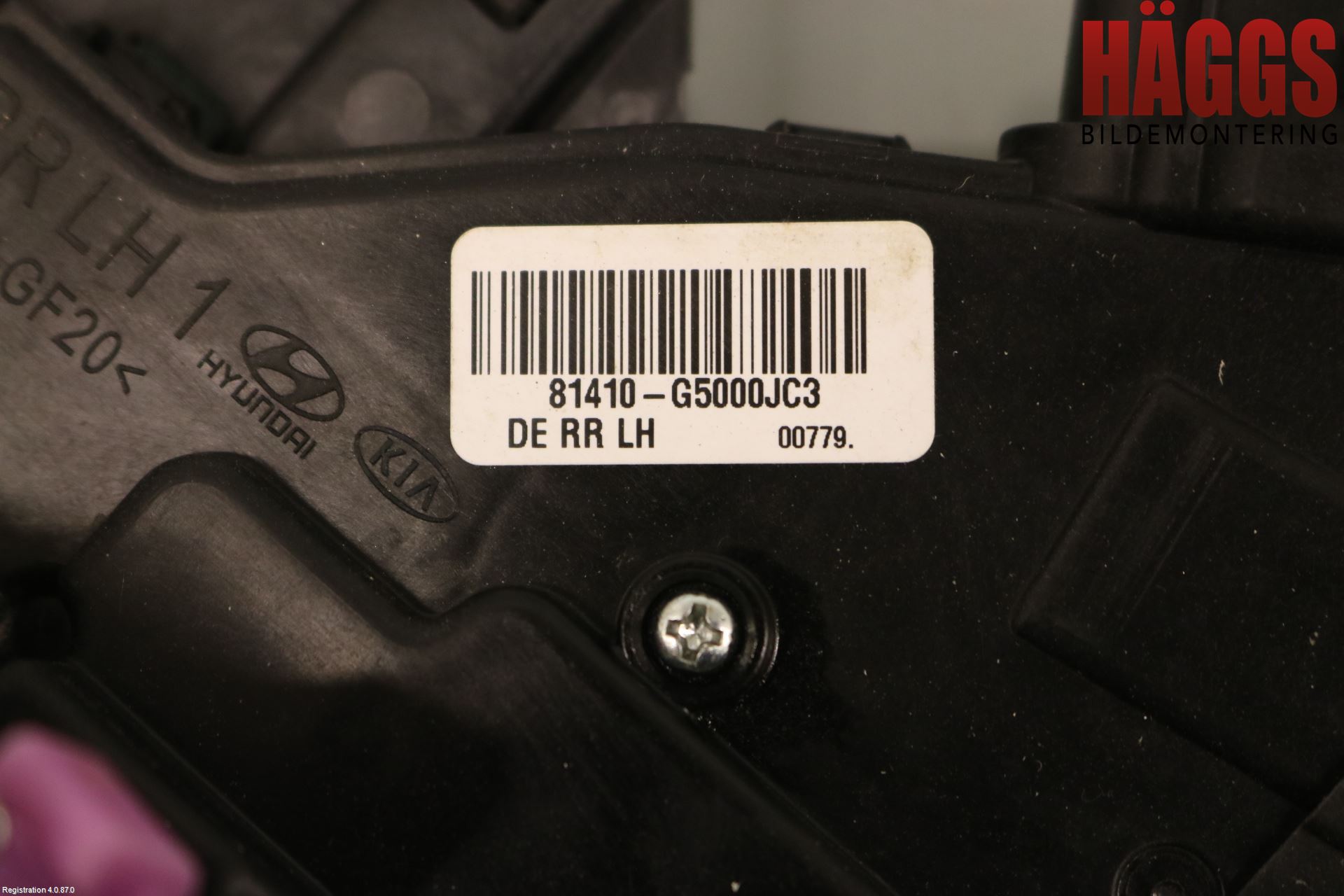 Kia NIRO (DE) 17-22 Låskista-Dörrlås