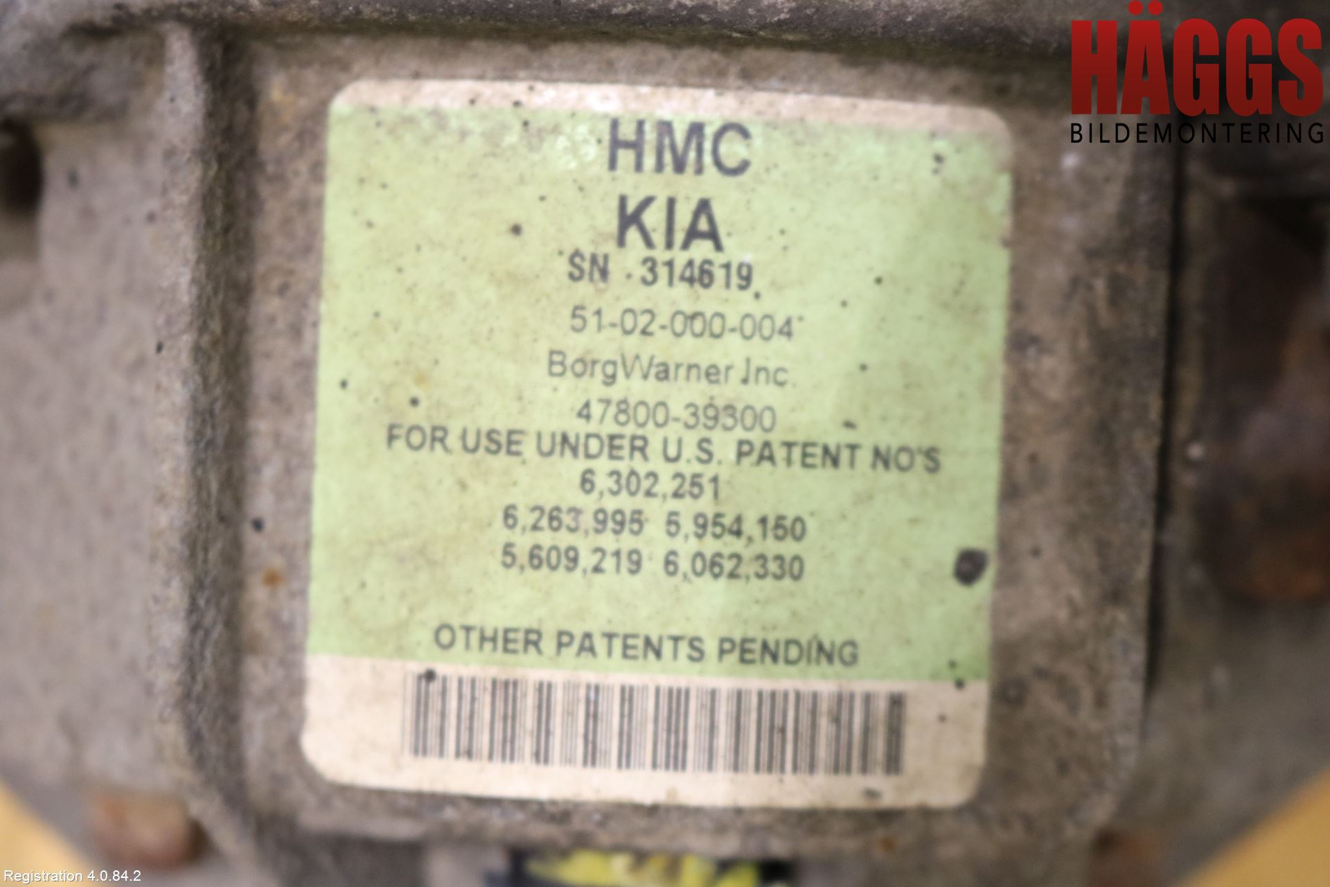 Hyundai SANTA FE  06-12 Bakväxel-Diff