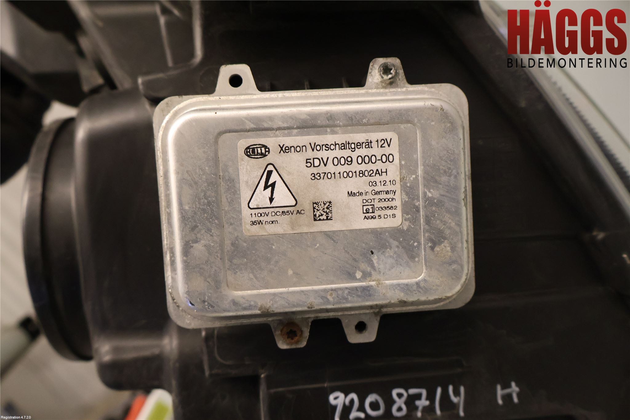 Saab 9-3 VER2/VER3 08-15 Strålkastare Höger