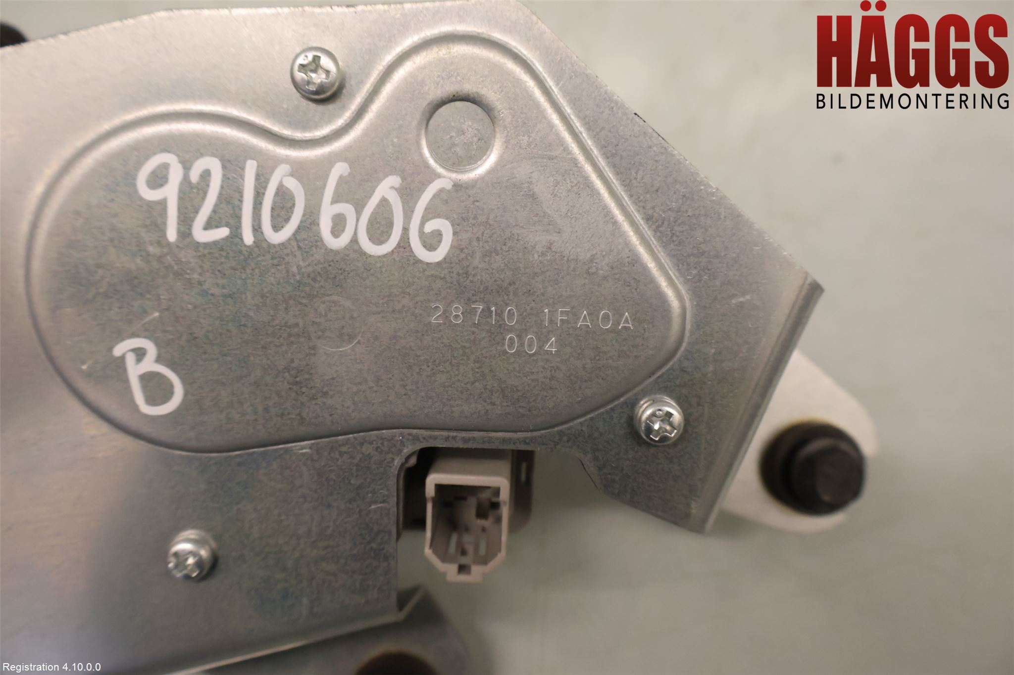 Nissan LEAF 11-17 Torkarmotor Baklucka