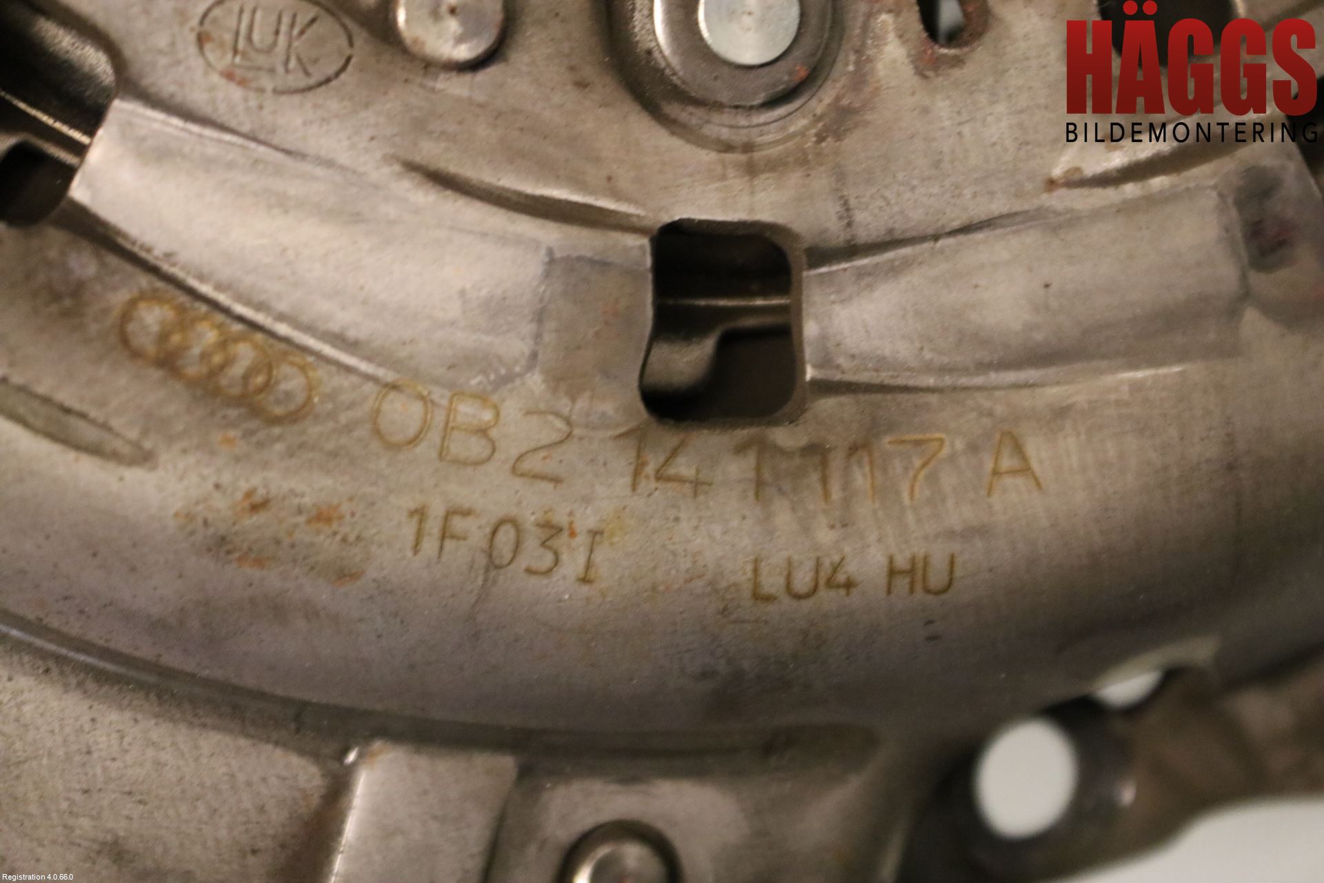 Audi A4/S4 08-11 Koppling Tryckplatta