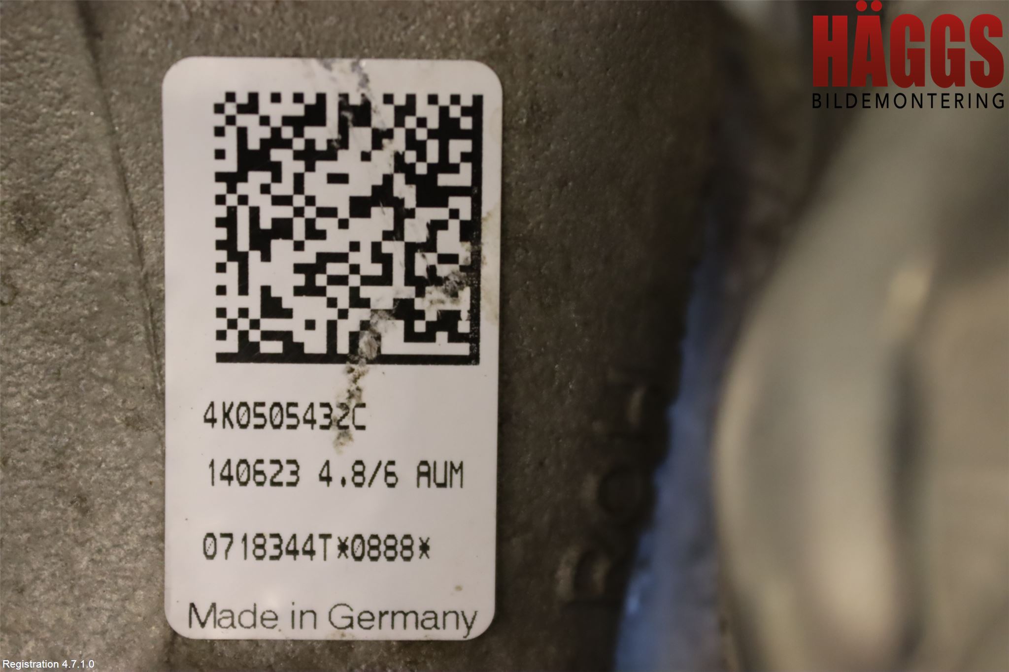 Audi A6 F2/C8 19- Hjullagerhus-Spindel Hö B