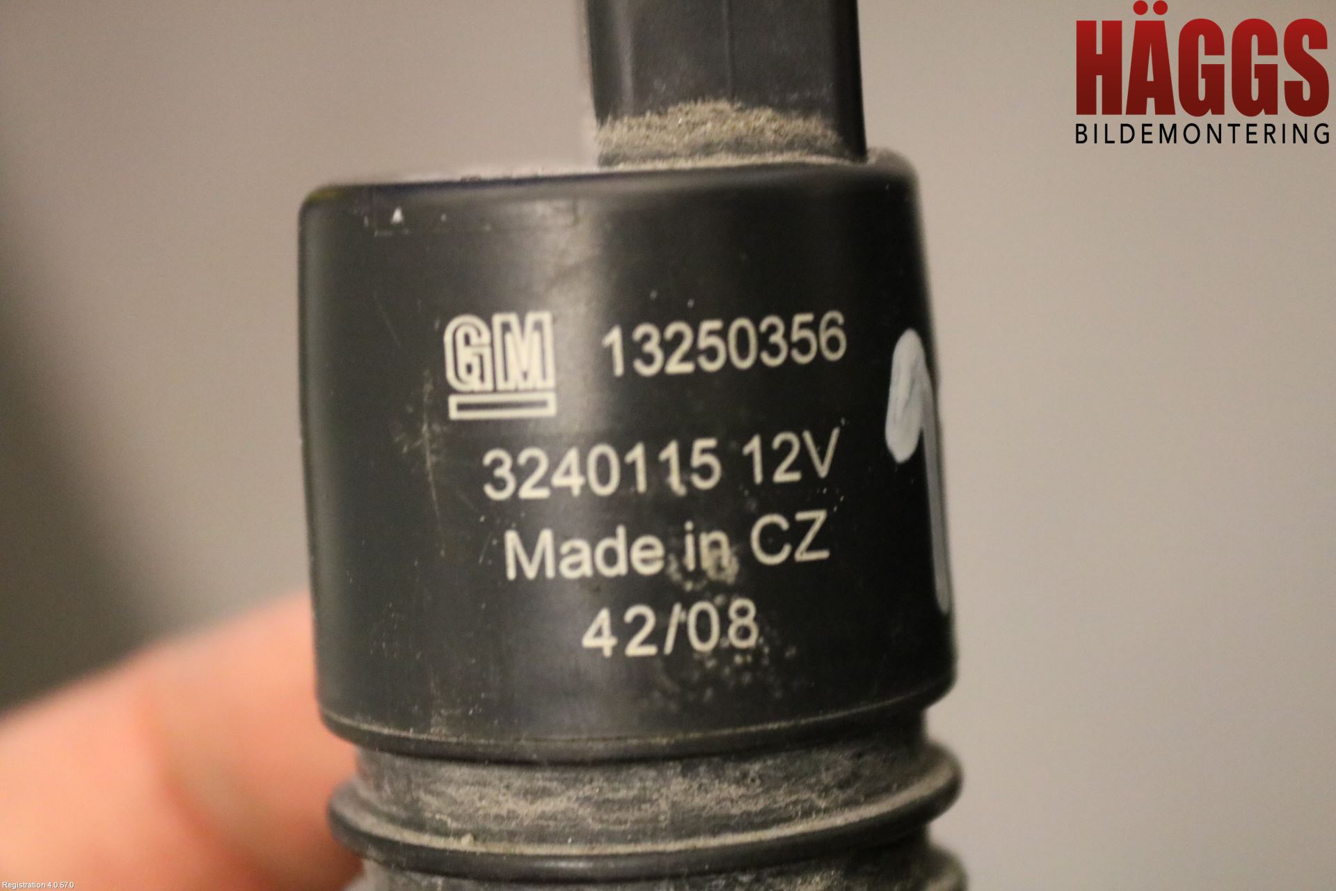 Opel INSIGNIA 09-16 Spolarpump Vindruta