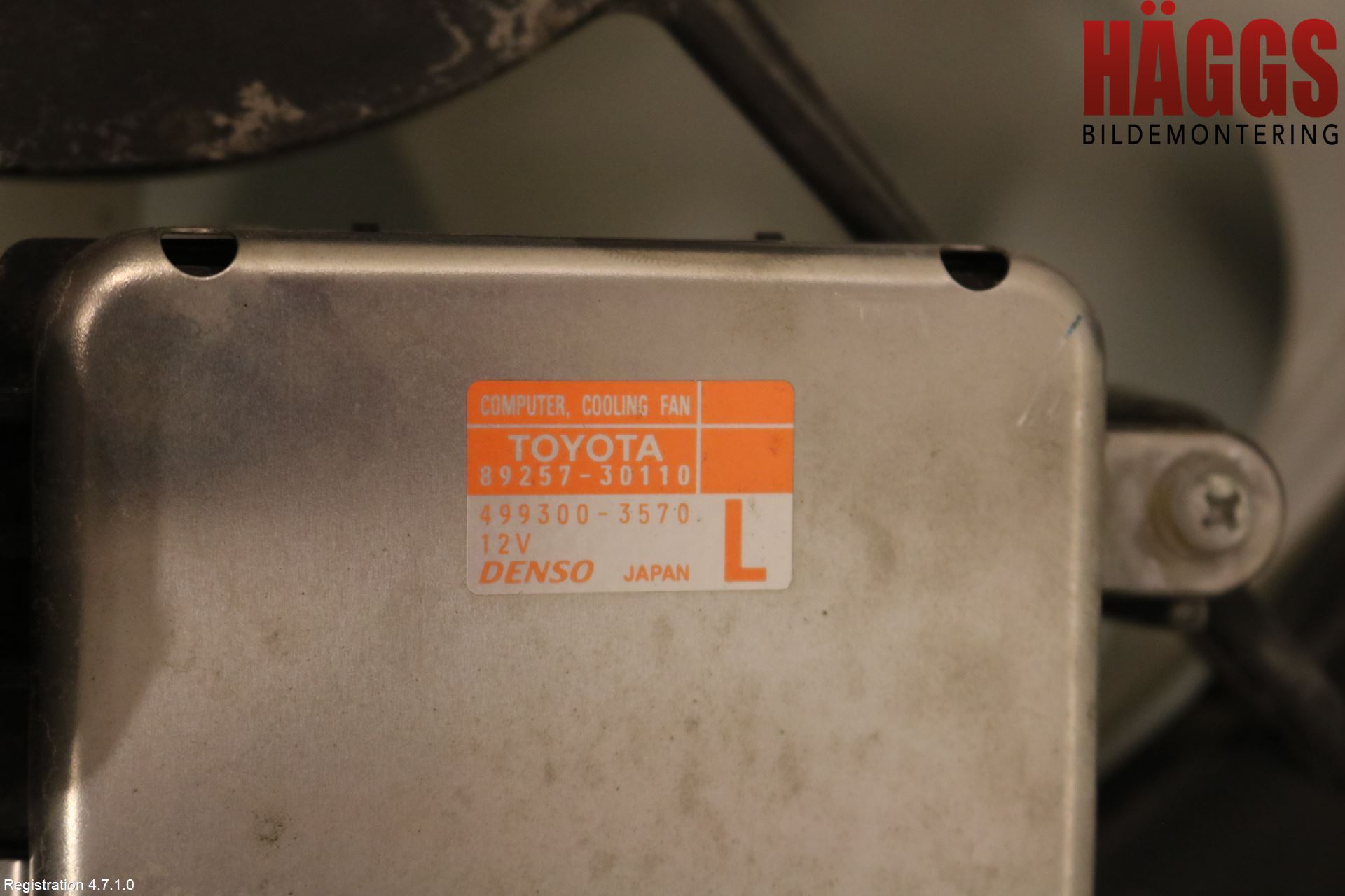 Toyota RAV4 13-18 Kylfläkt El