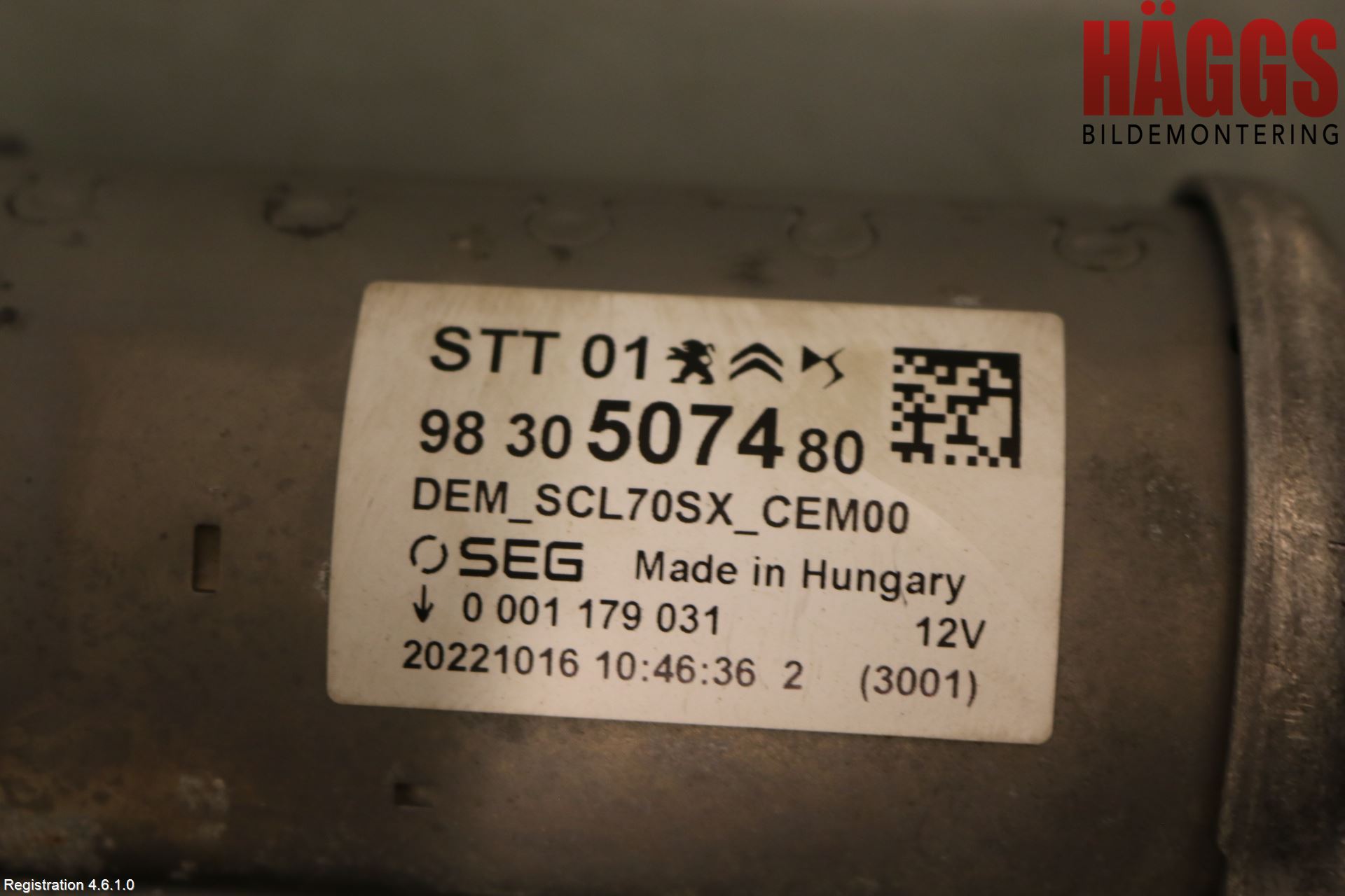 Peugeot 208/E-208 20- Startmotor