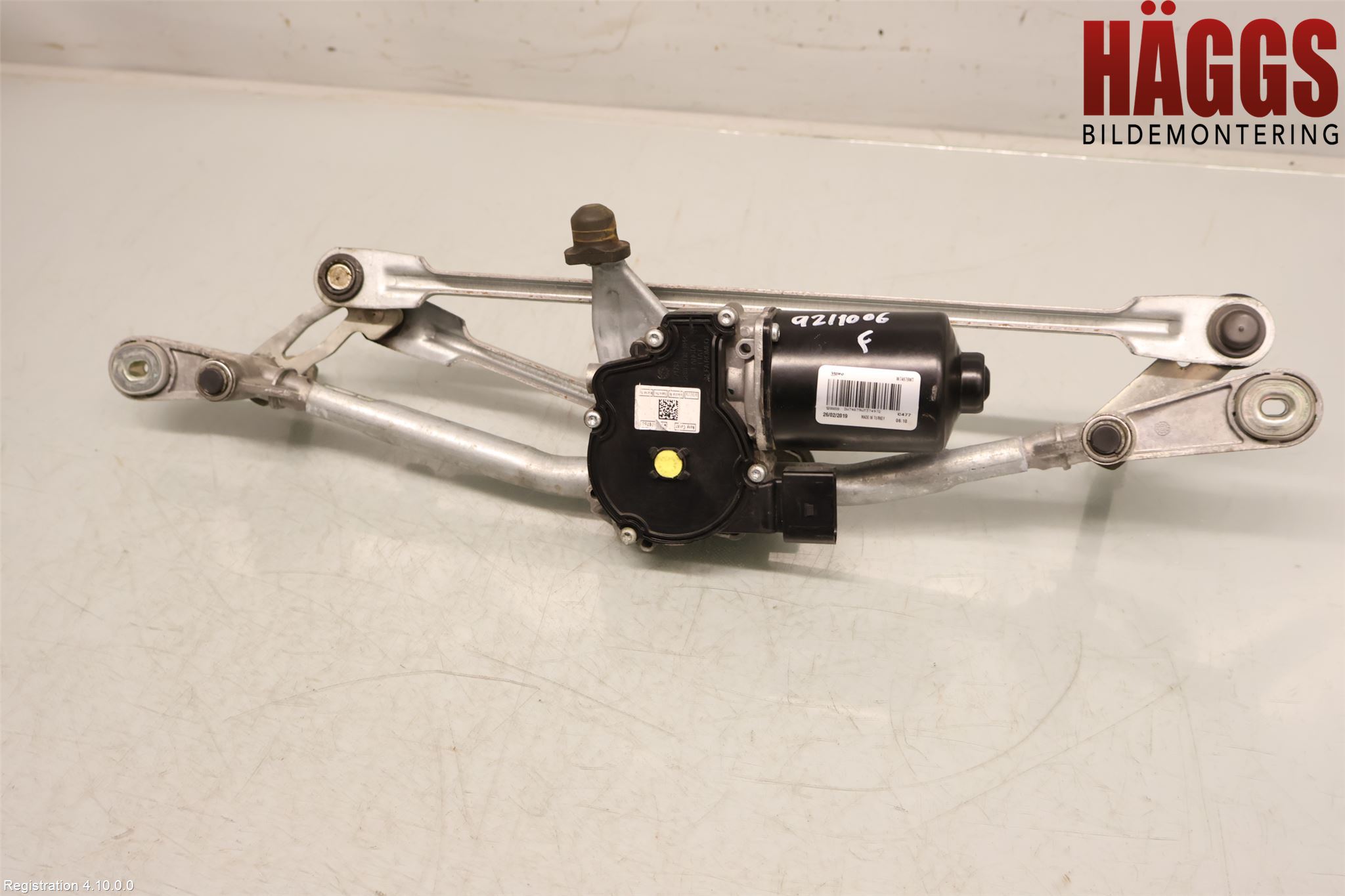 Fiat TIPO/CROSS 16- Torkarmotor Vindruta