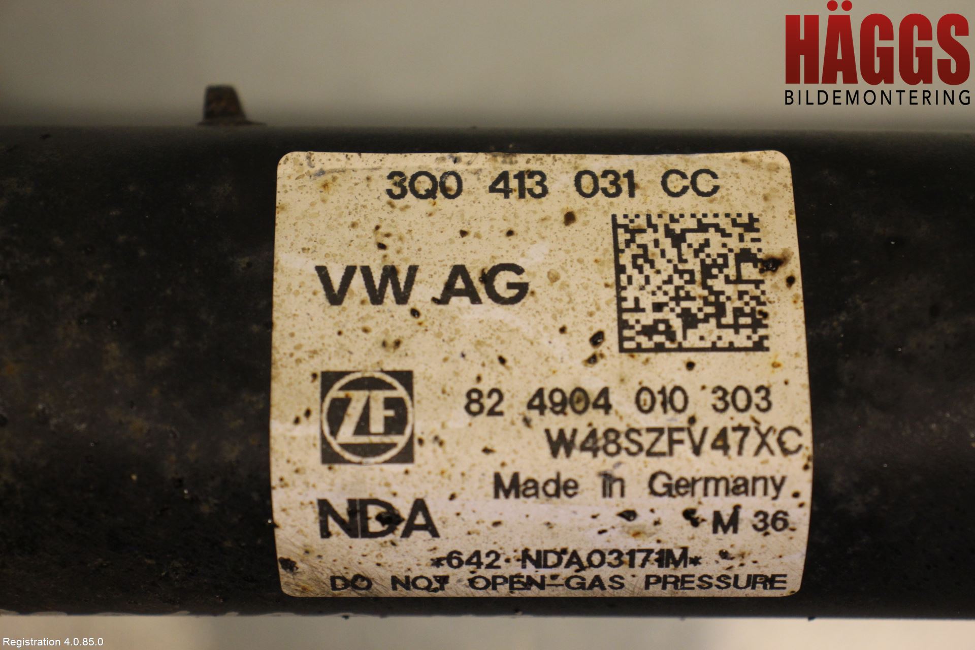 Volkswagen VW PASSAT 15-19 Fjäderben Fram Höger