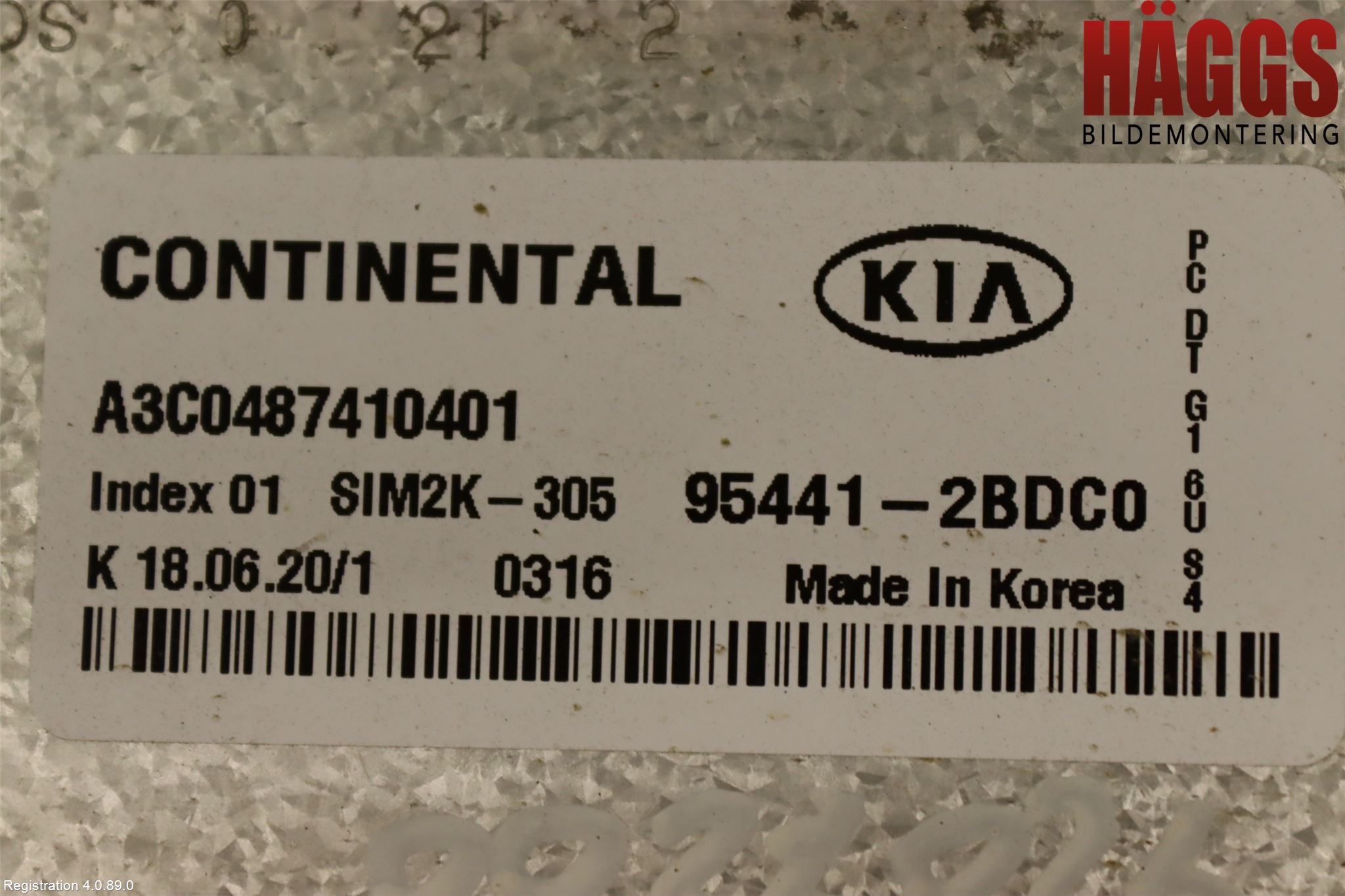 Kia CEED/CEED SW 19- Styrenhet Växellåda