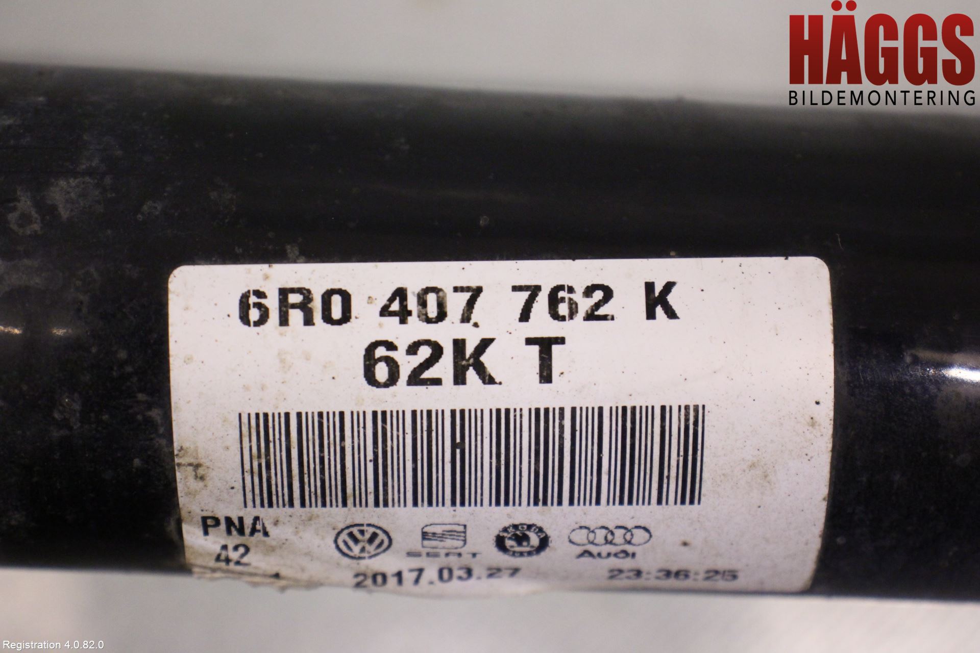 Volkswagen VW POLO 10-17 Drivaxel Fram Höger