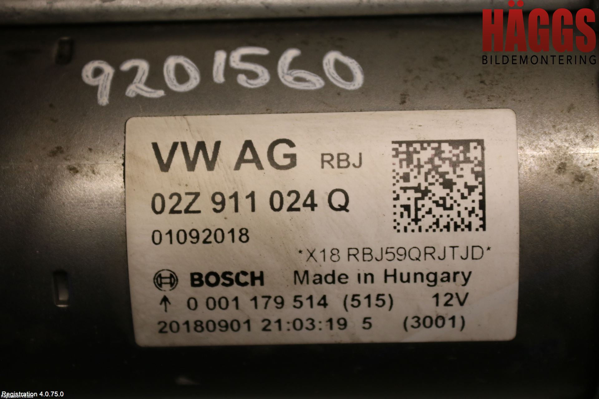 Volkswagen VW T-ROC 18- Startmotor