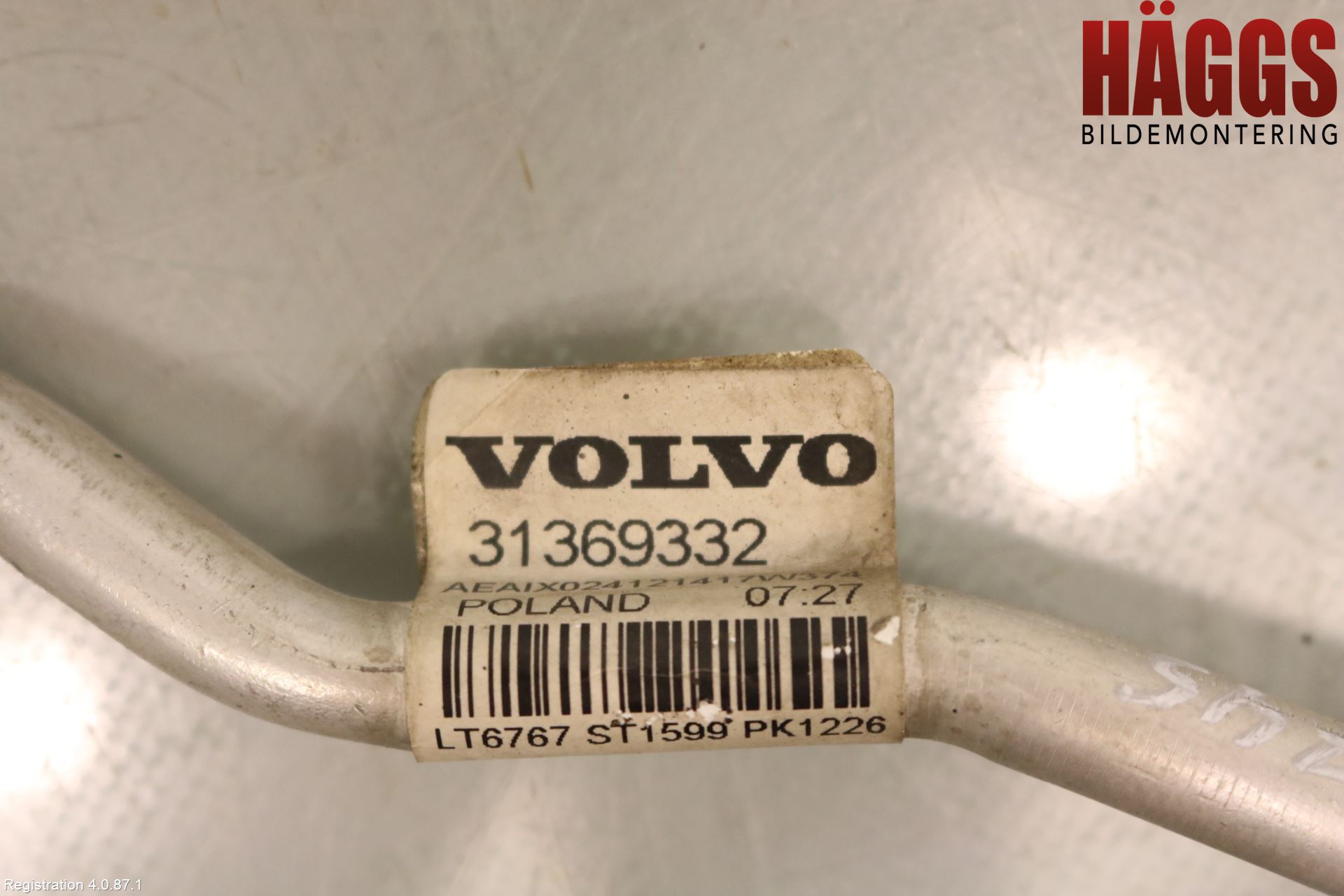 Volvo V90 17->> Ac Slang-Rör