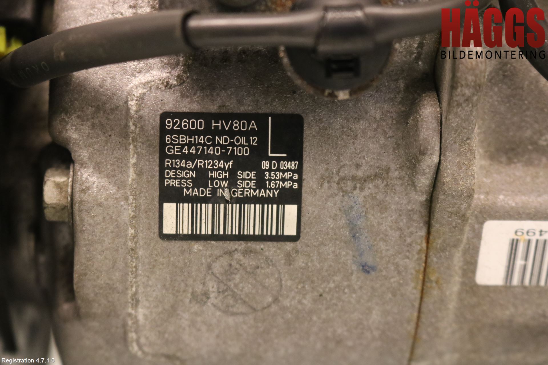 Nissan QASHQAI 17-21 Ac Kompressor