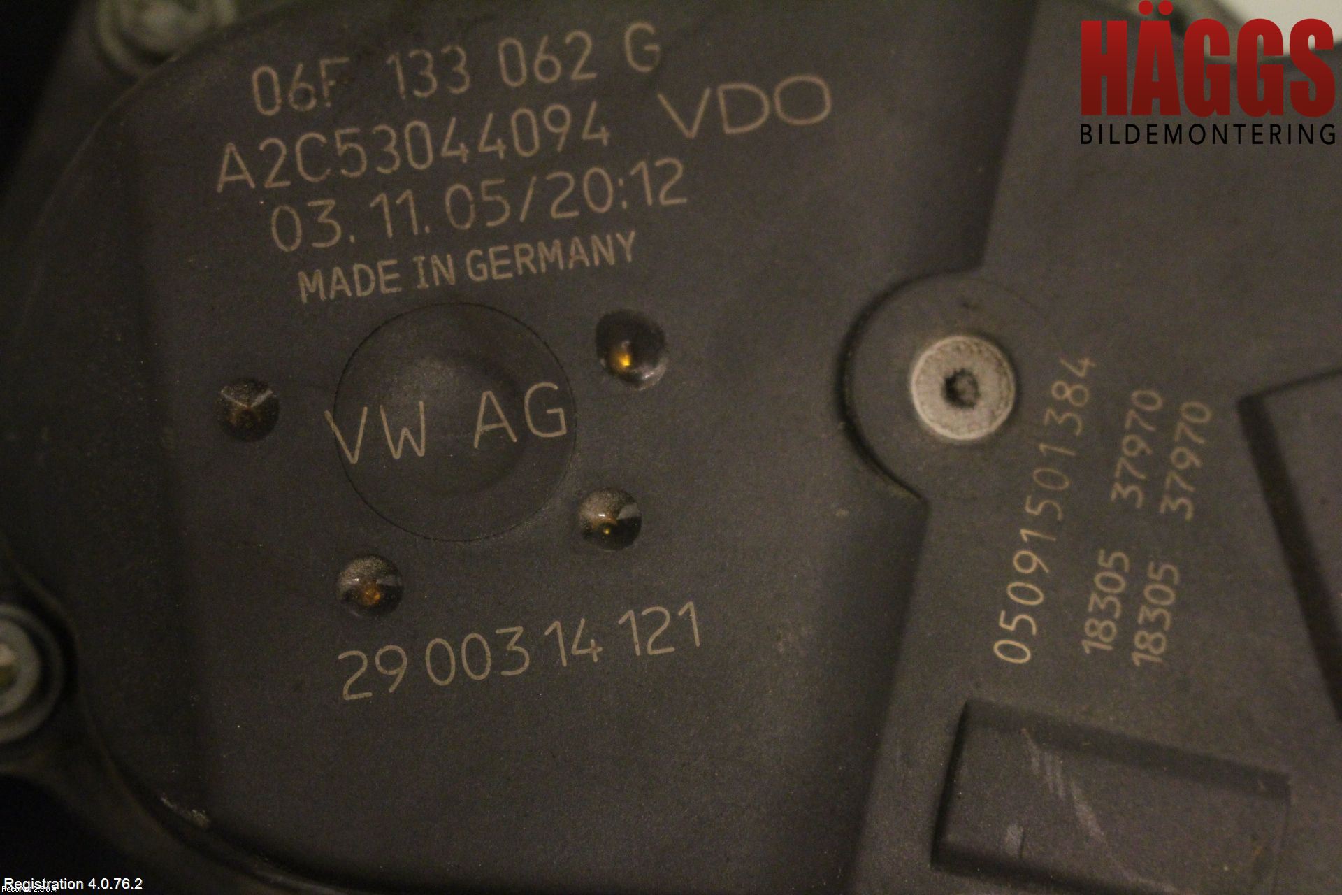 Audi A4/S4 05-07 Injspjällhus