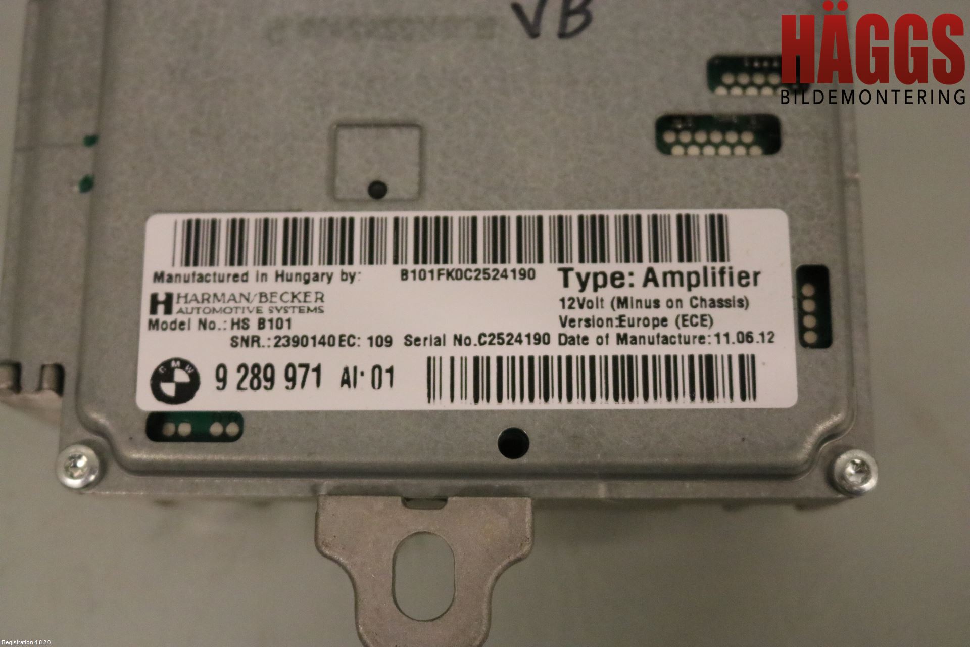 BMW 1 F20/F21 11-19 Radio-Stereo Förstärkare