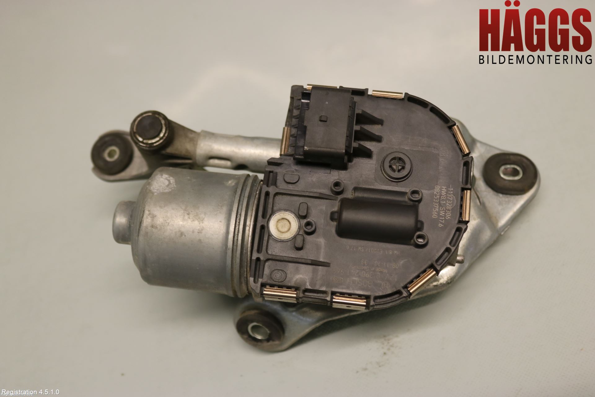 Peugeot 407 Torkarmotor Vindruta