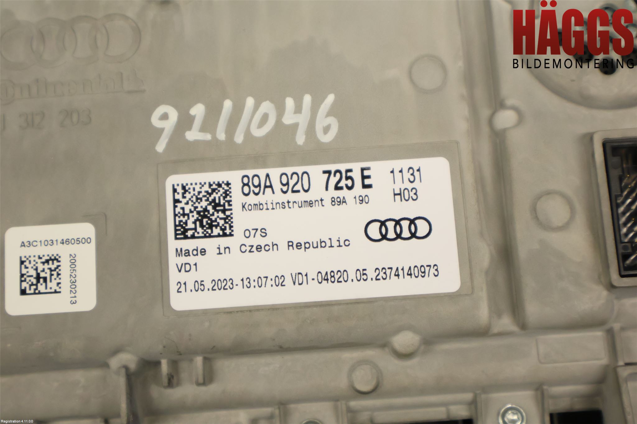 Audi Q4 E-TRON FZ 22- Instrument Komb