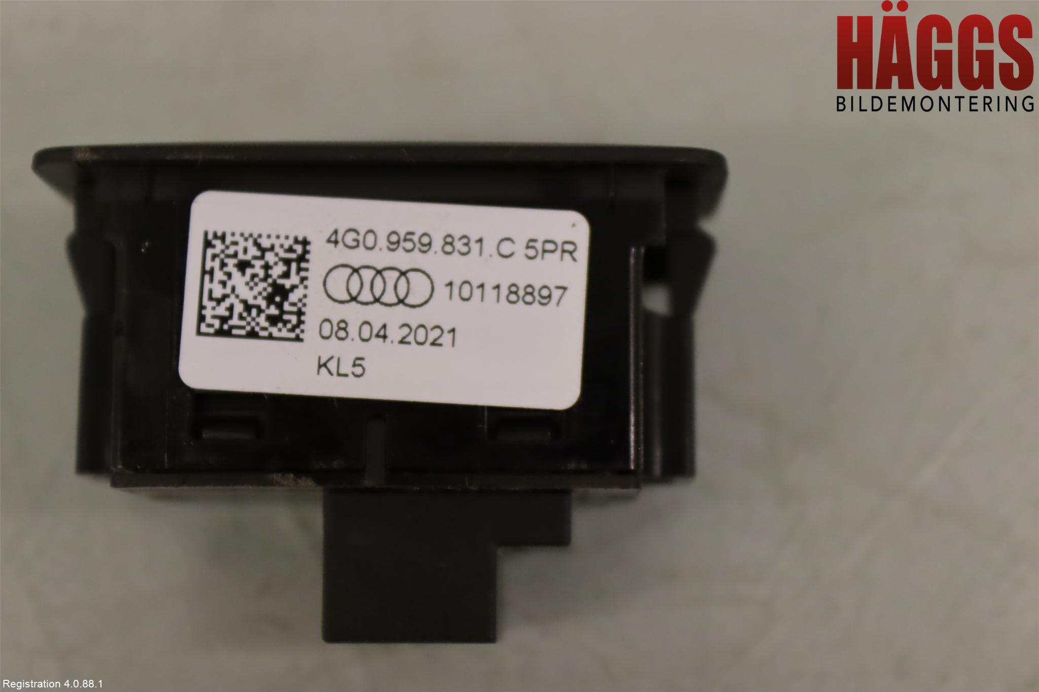 Audi A7 Sportback 4K 18- Strömställare Baklucka