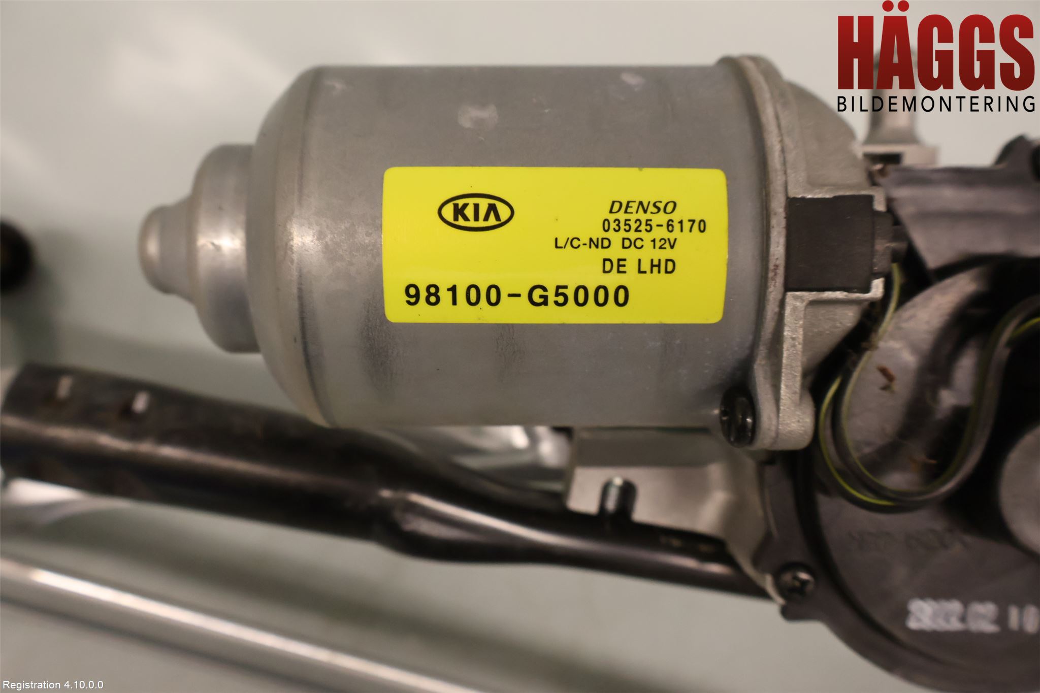 Kia NIRO (DE) 17-22 Torkarmotor Vindruta