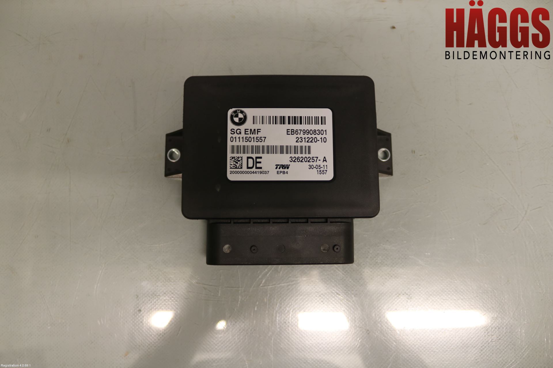 BMW 5 F10/F11/F18 09-17 Styrenhet Parkbroms Epb