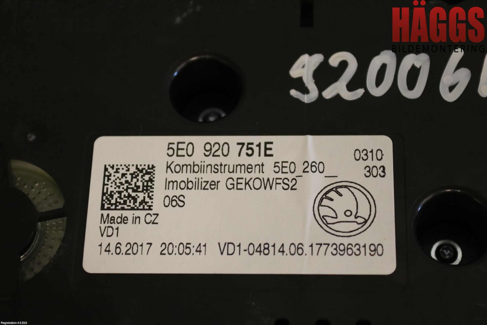 Skoda OCTAVIA (5E) 13-20 Instrument Komb