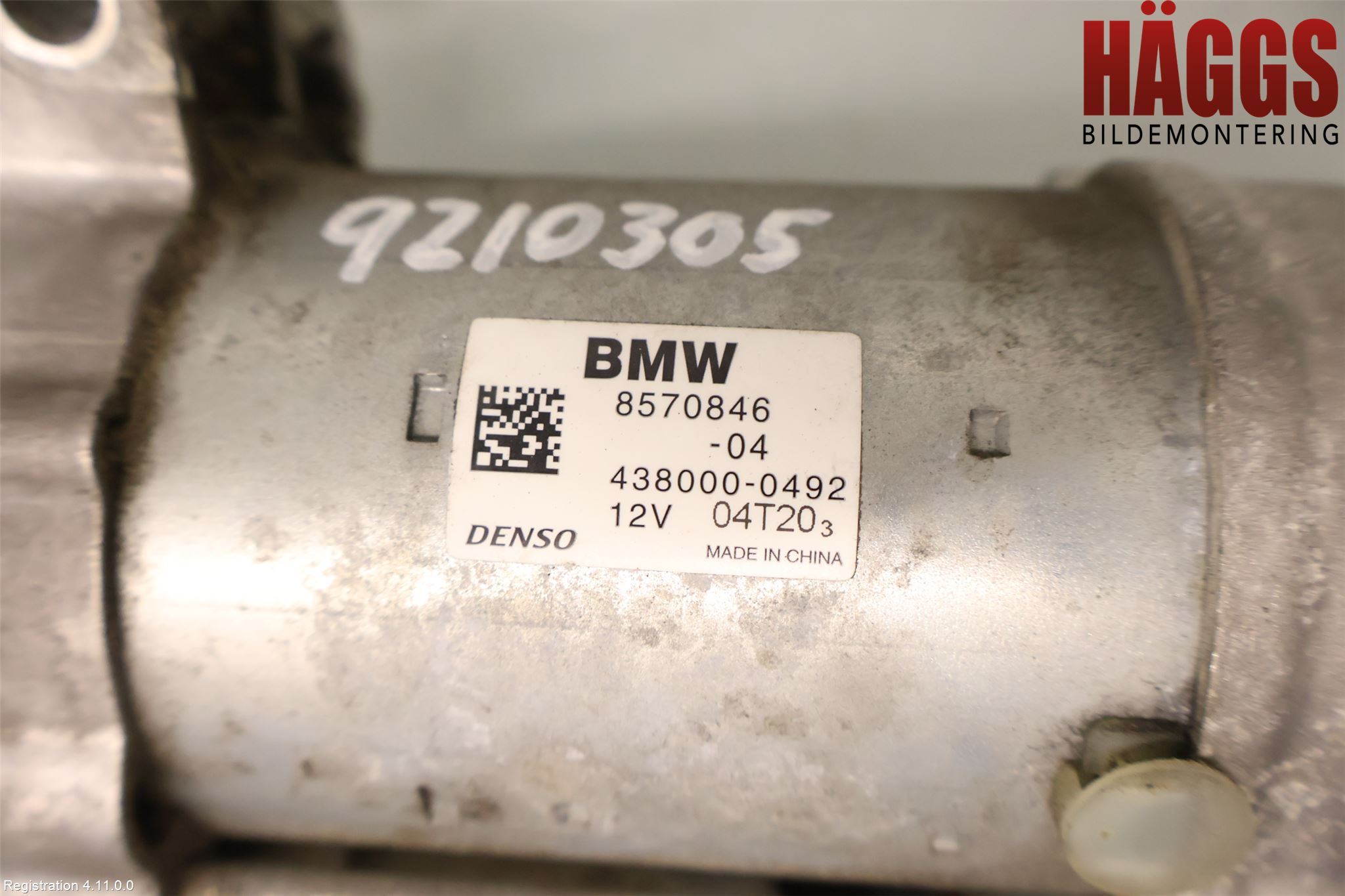 BMW 5 F10/F11/F18 09-17 Startmotor Diesel