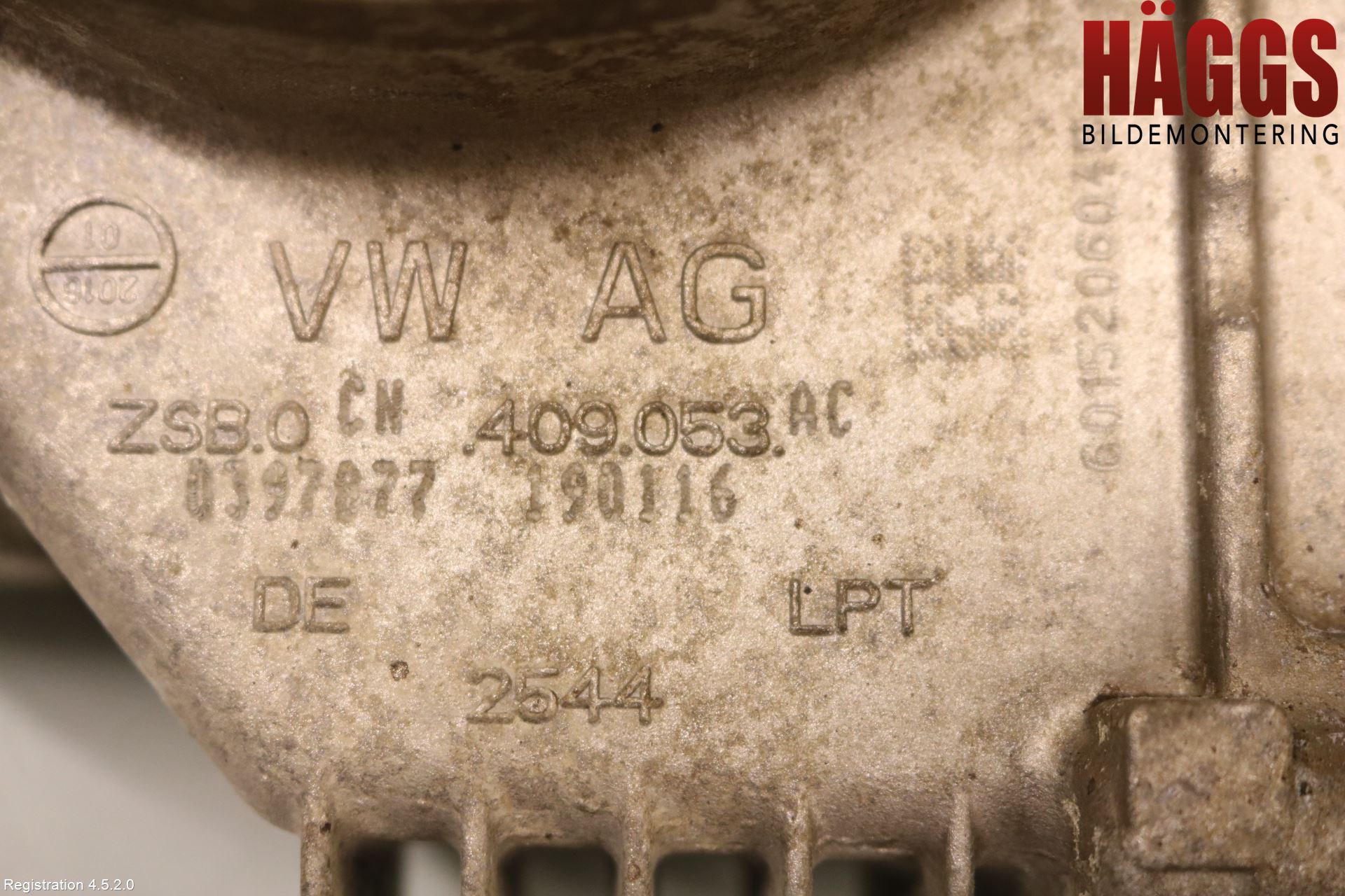 Volkswagen VW GOLF / E-GOLF VII 13-20 Växel Fördelningslåda