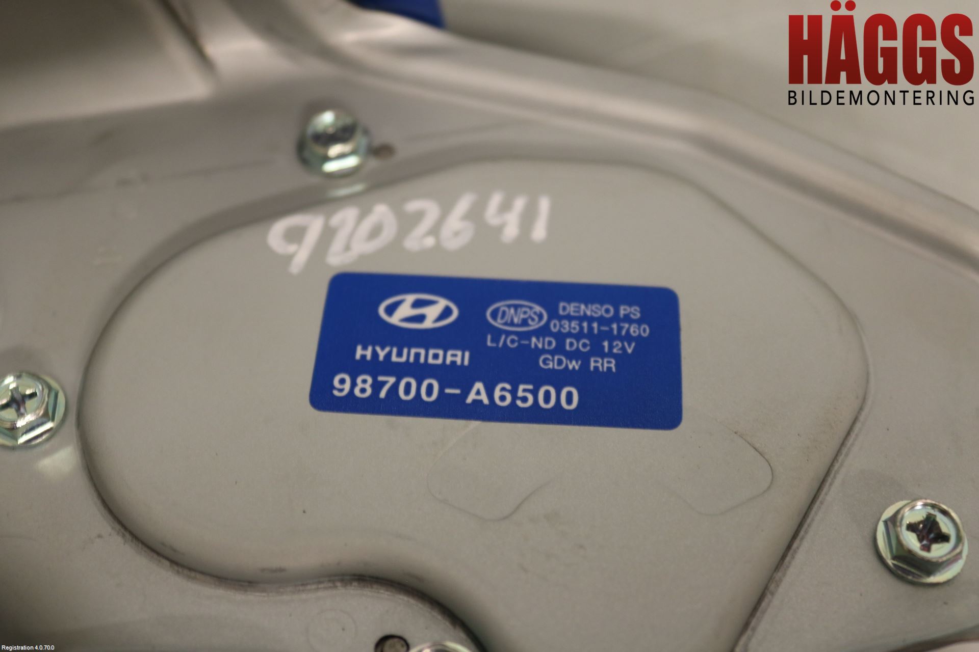 Hyundai i30 GD 13-17 Torkarmotor Baklucka