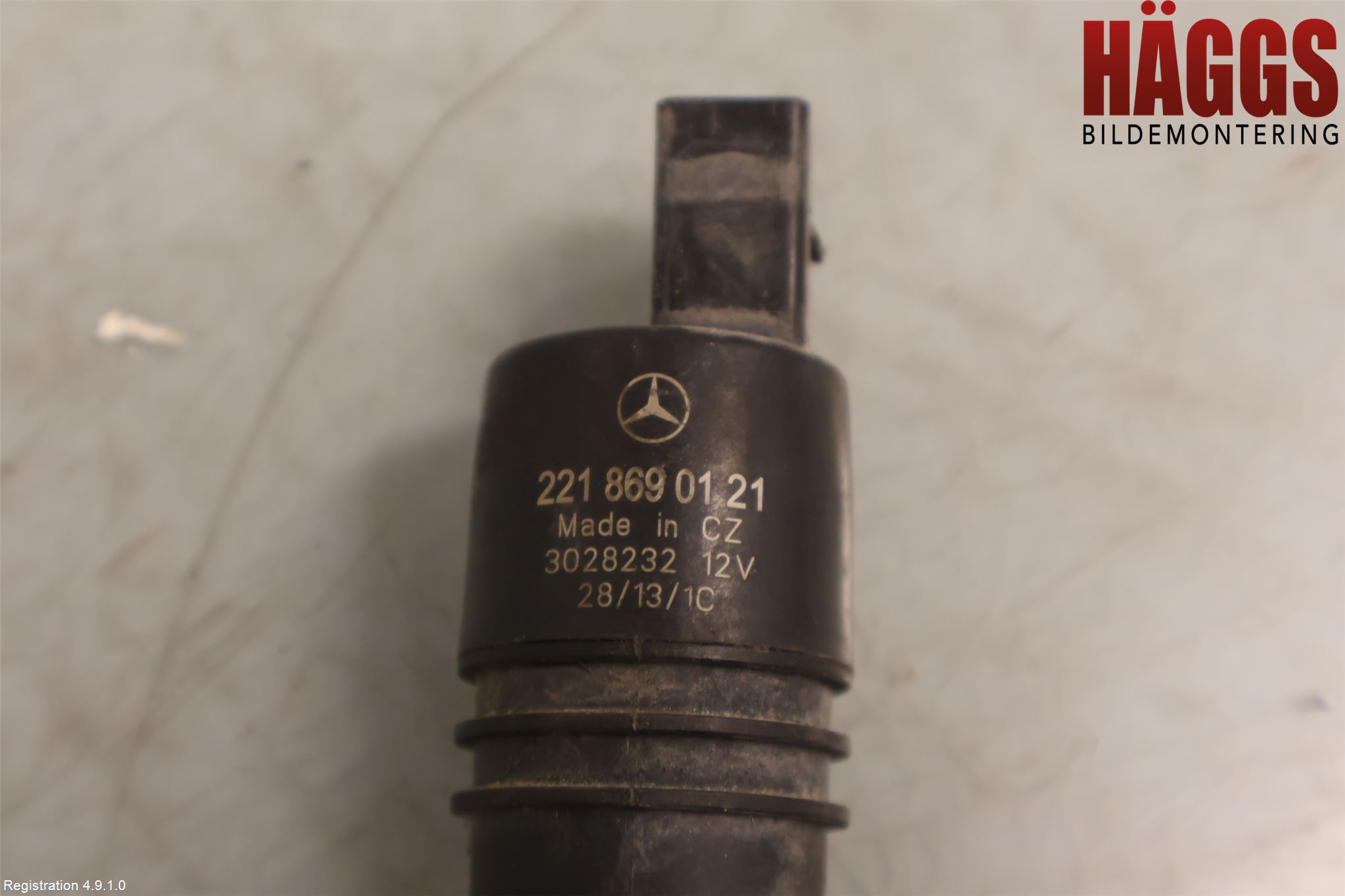 Mercedes-Benz MB SPRINTER (W906) 06-18 Spolarpump Vindruta