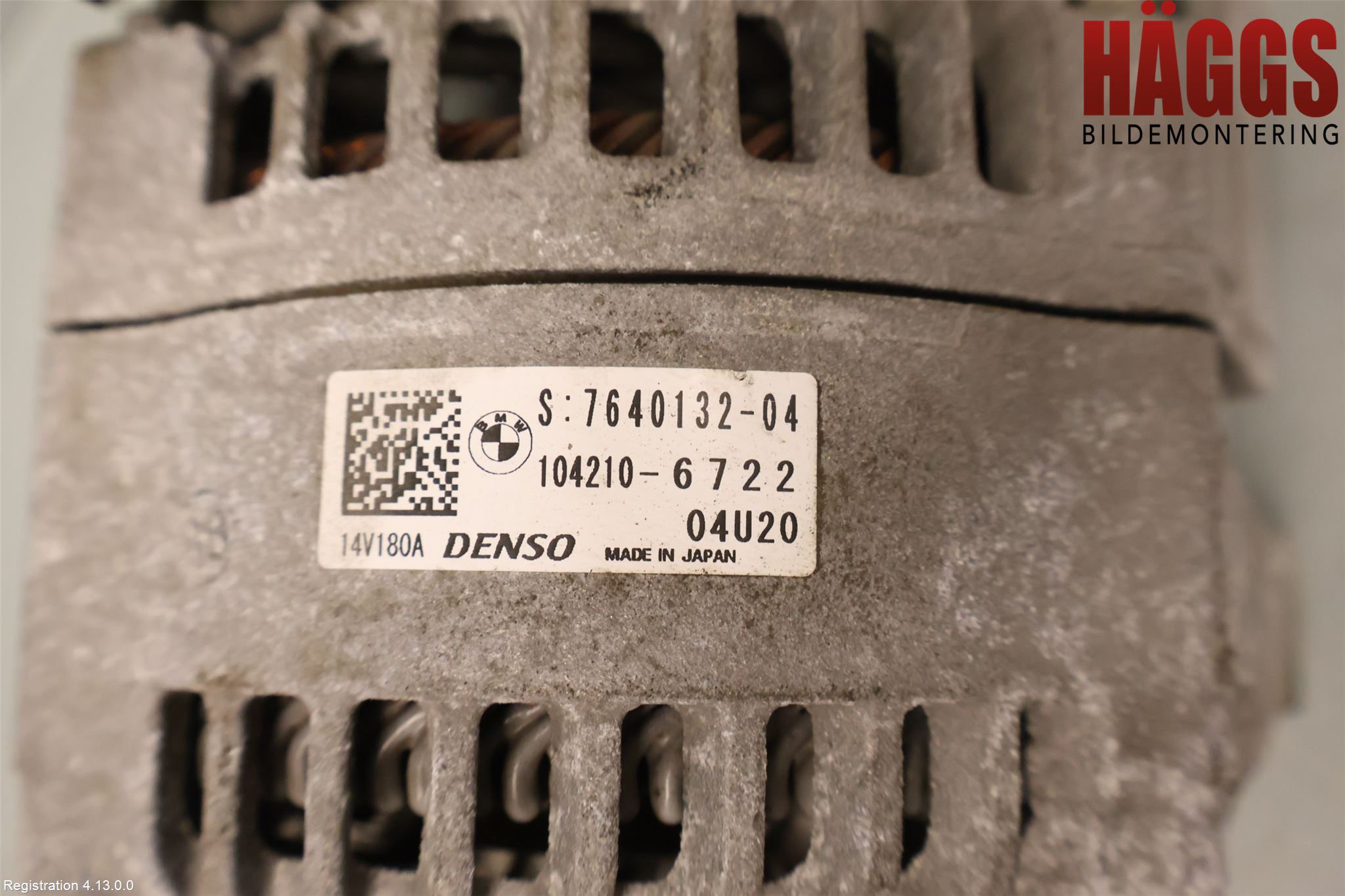 BMW 3 F30/F31/F80 12-19 Generator