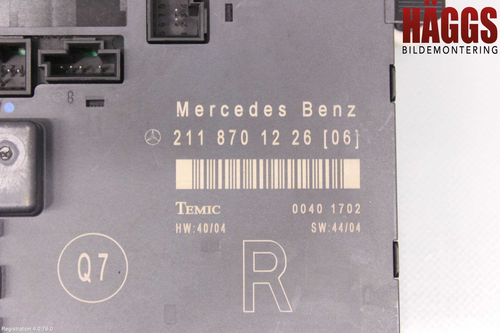 Mercedes-Benz MB E-KLASS (W211) 02-09 Styrenhet Dörr