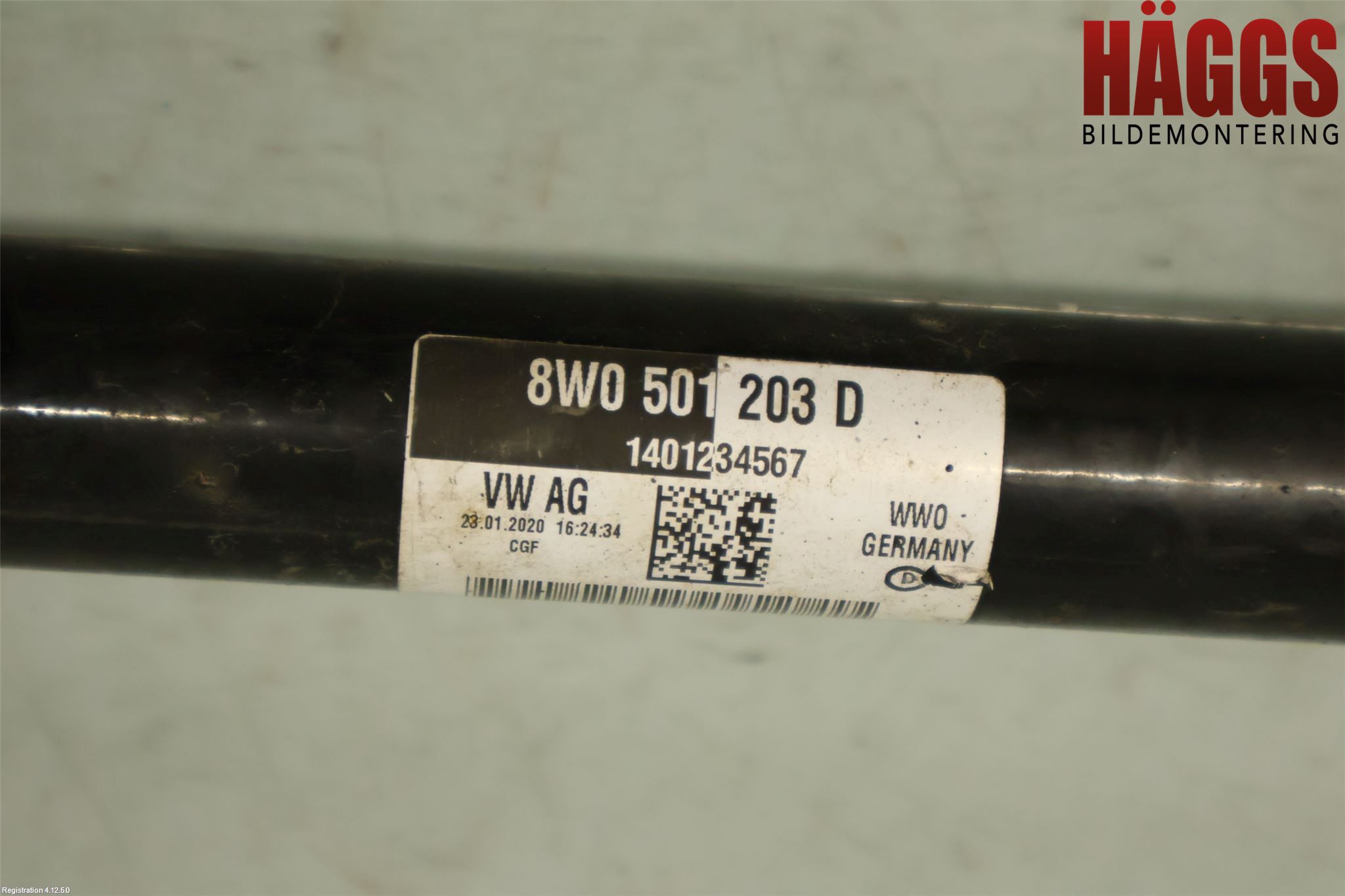 Audi A4/S4 B9 20- Drivaxel Bak Vänster