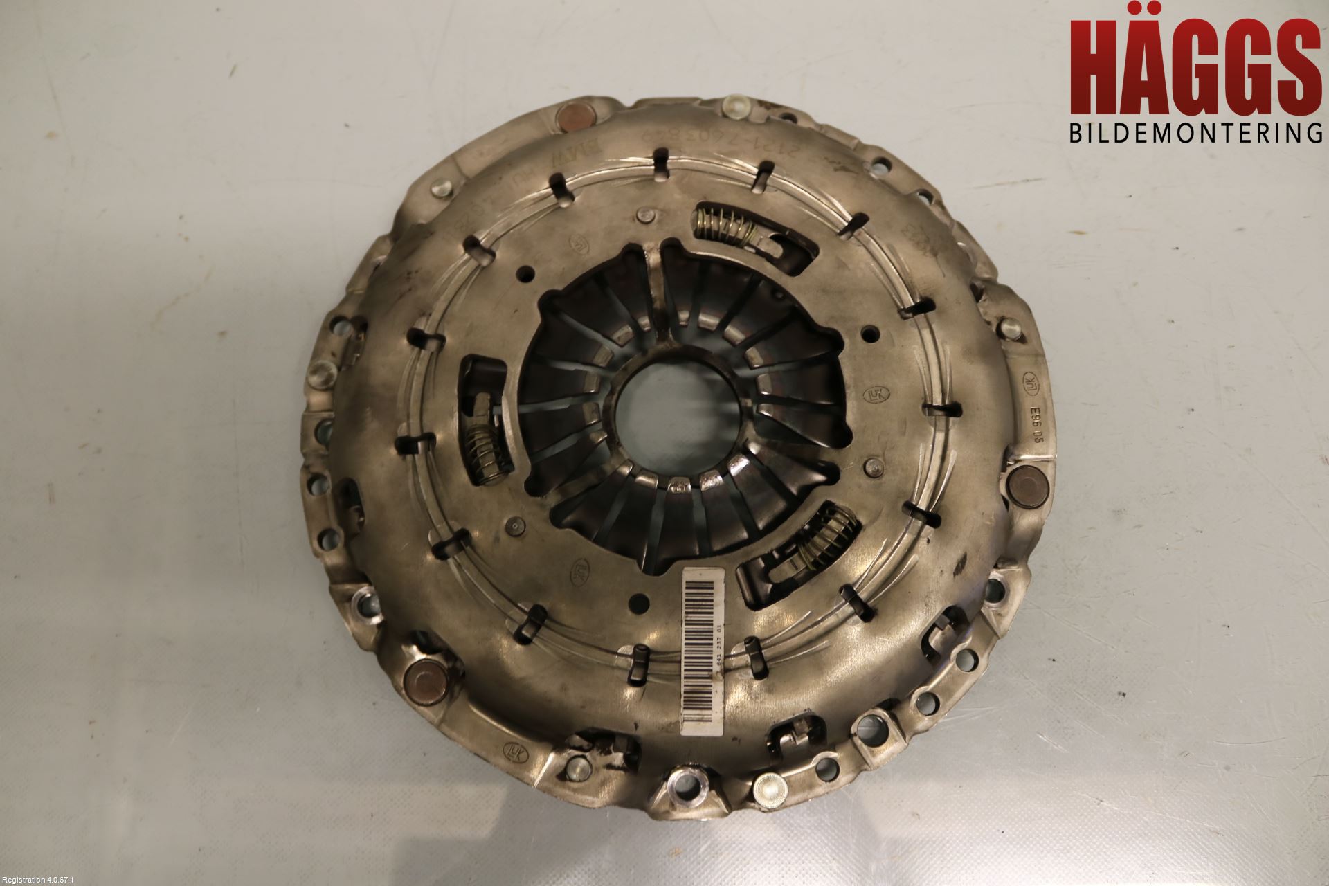 BMW 3 F30/F31/F80 12-19 Koppling Tryckplatta