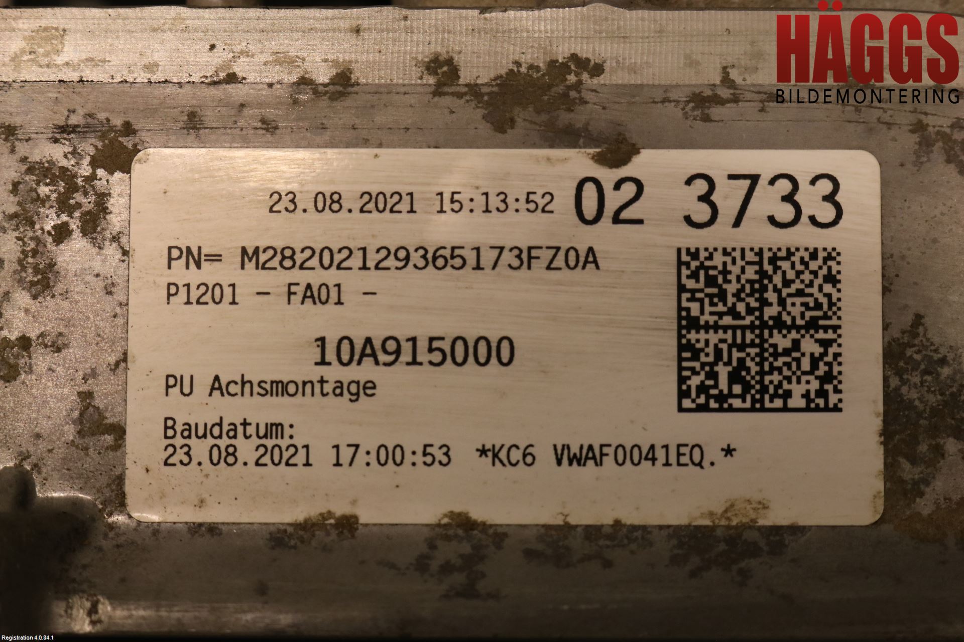 Volkswagen VW ID.3 21- Batteriladdare Högspänning